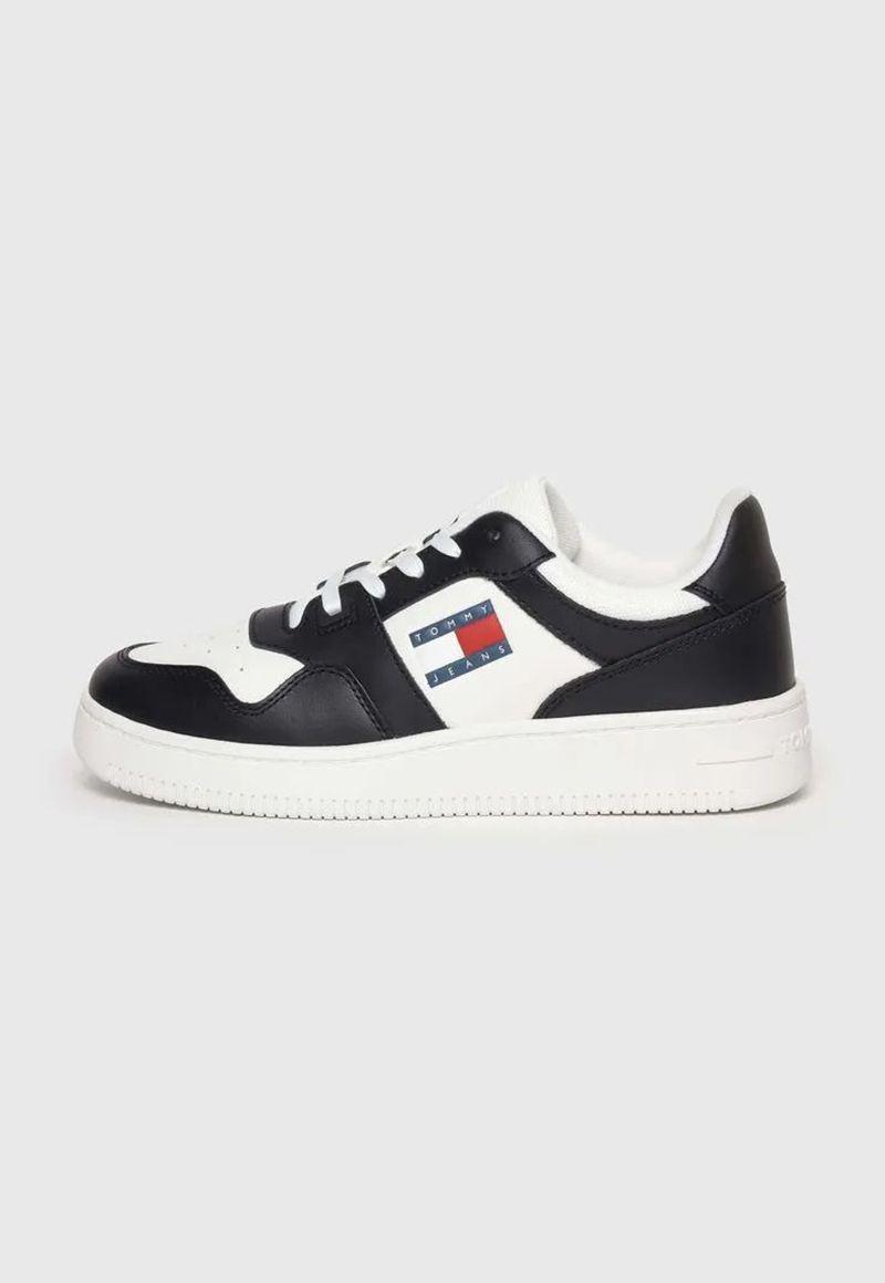 Zapatillas Essential Retro De Cuero Negro Tommy Jeans-3