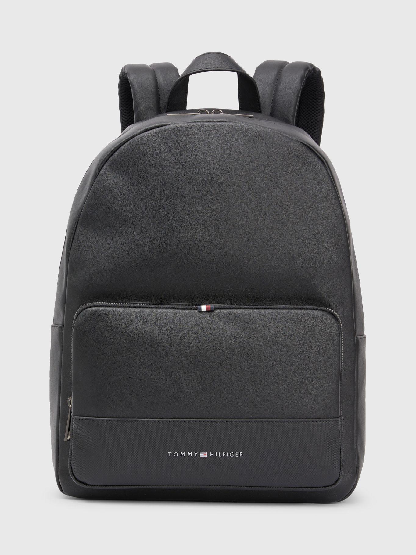 Mochila Con Acabado Texturizado Negro Tommy Hilfiger-0