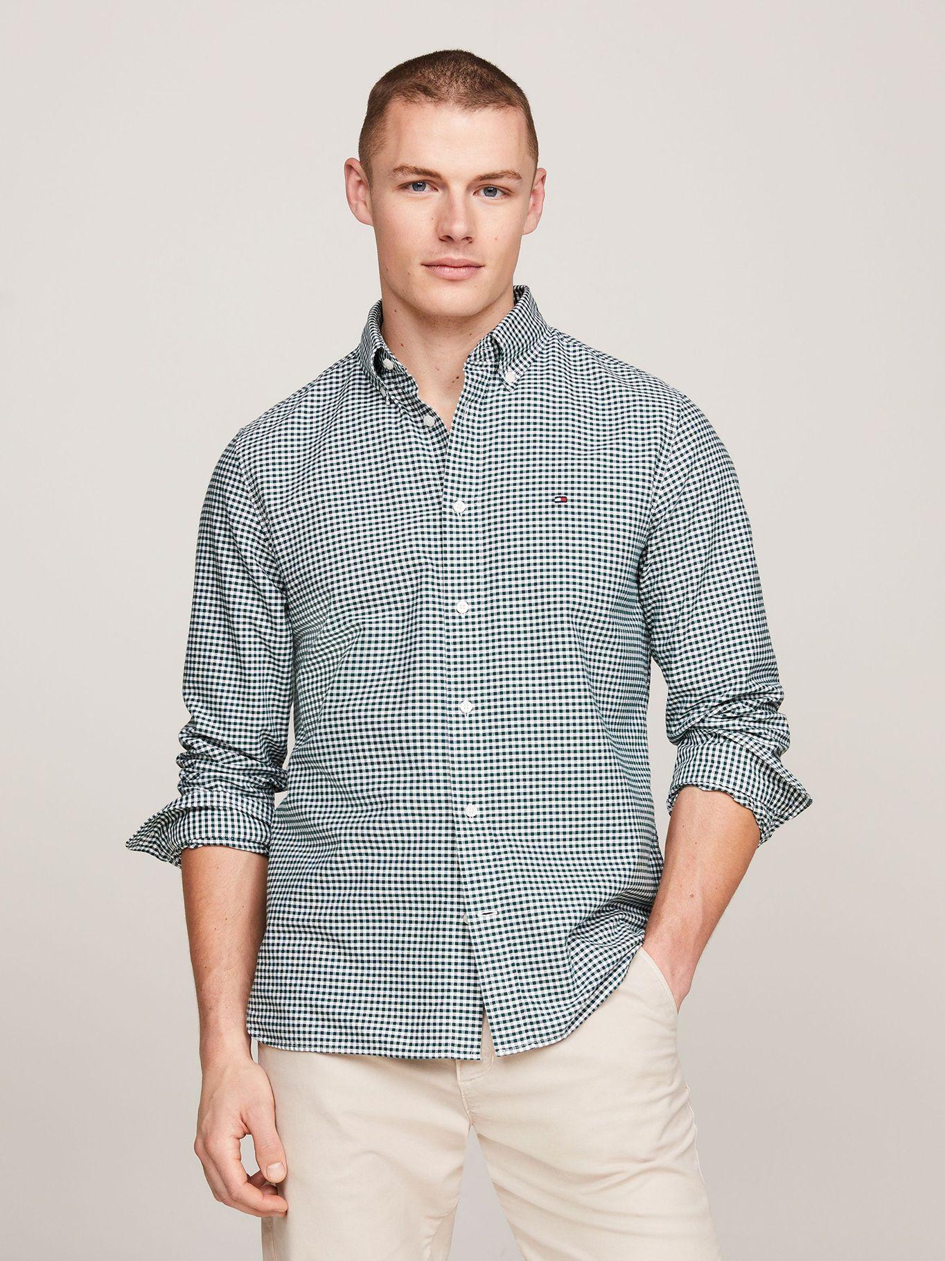 Camisa Heritage Oxford Gingham Regular Fit Verde Tommy Hilfiger-0