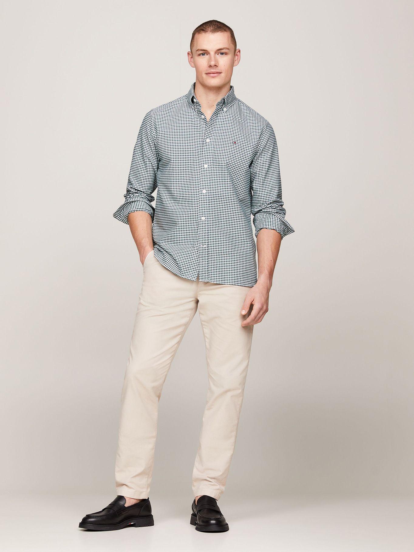 Camisa Heritage Oxford Gingham Regular Fit Verde Tommy Hilfiger-1