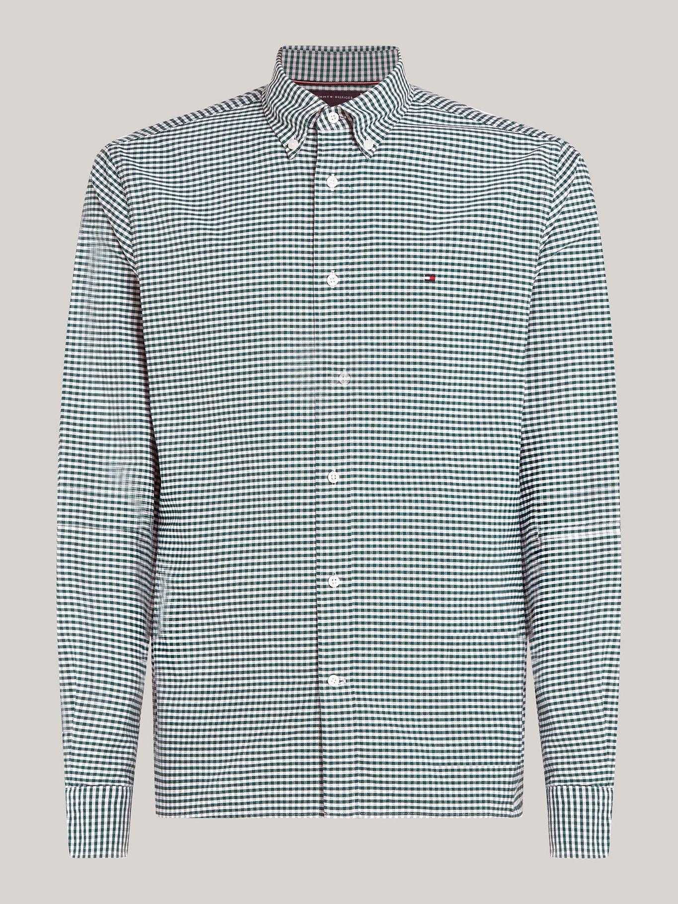 Camisa Heritage Oxford Gingham Regular Fit Verde Tommy Hilfiger-4