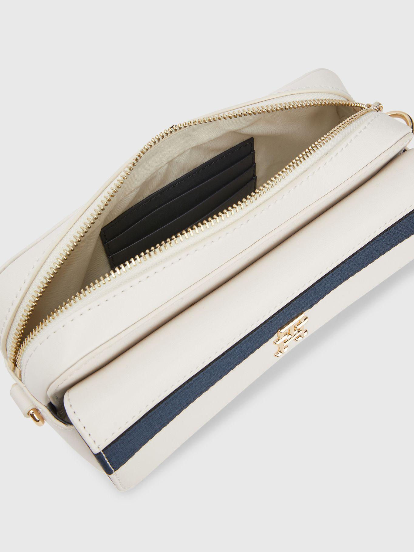 Bandolera Iconic A Rayas Blanco Tommy Hilfiger-4