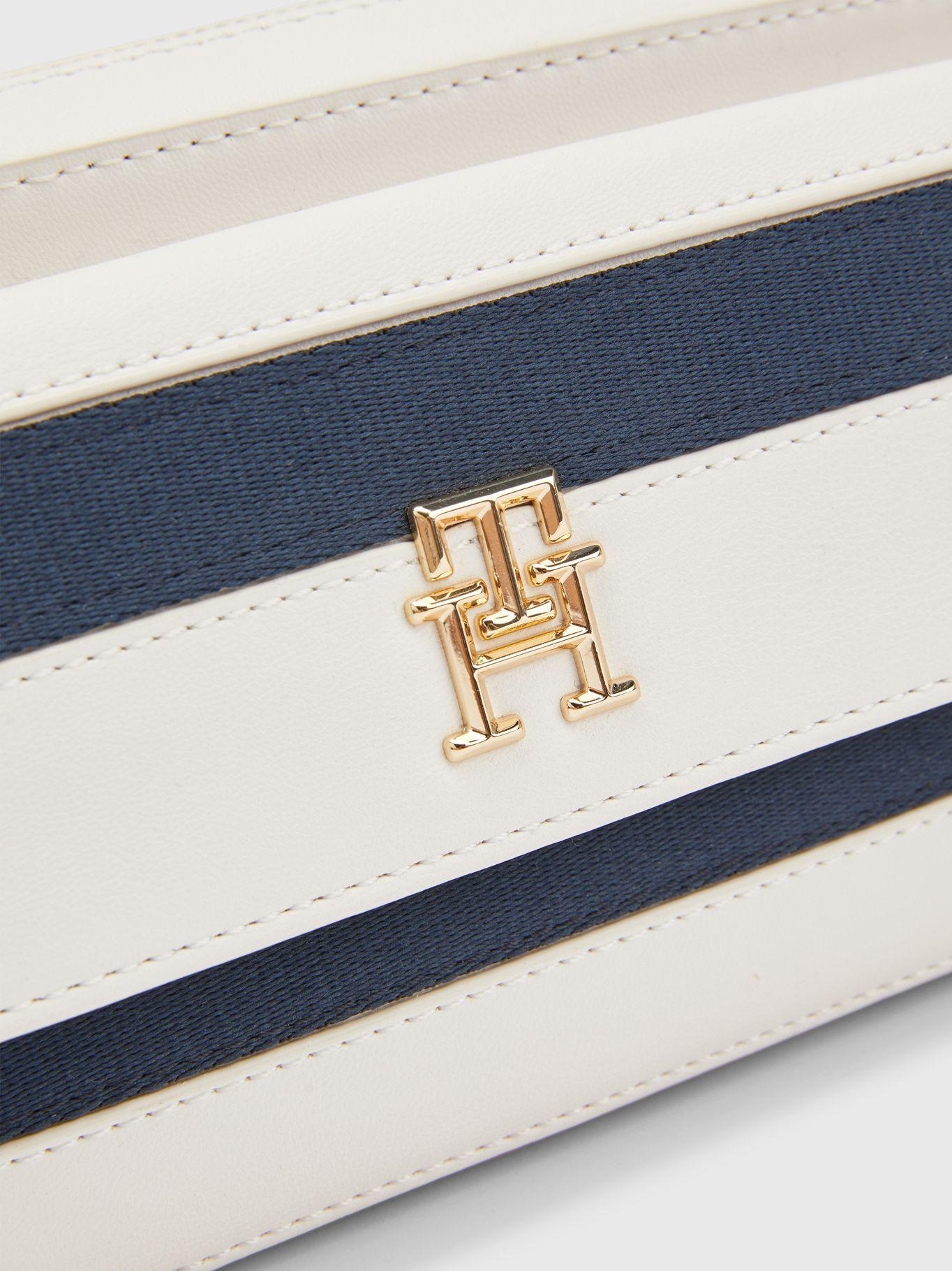Bandolera Iconic A Rayas Blanco Tommy Hilfiger-3