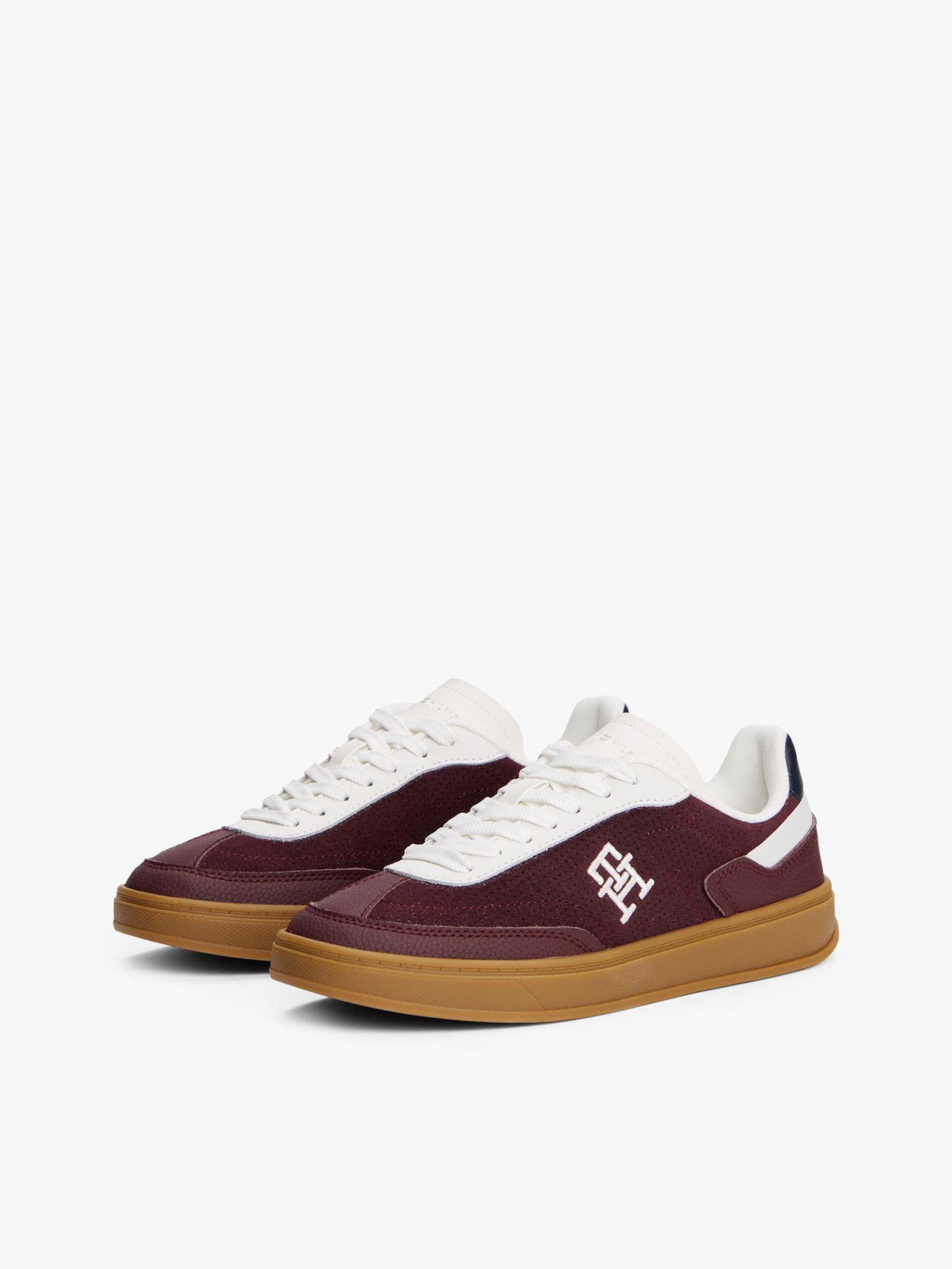 Zapatillas Color Block Monogram Burdeo Tommy Hilfiger-0