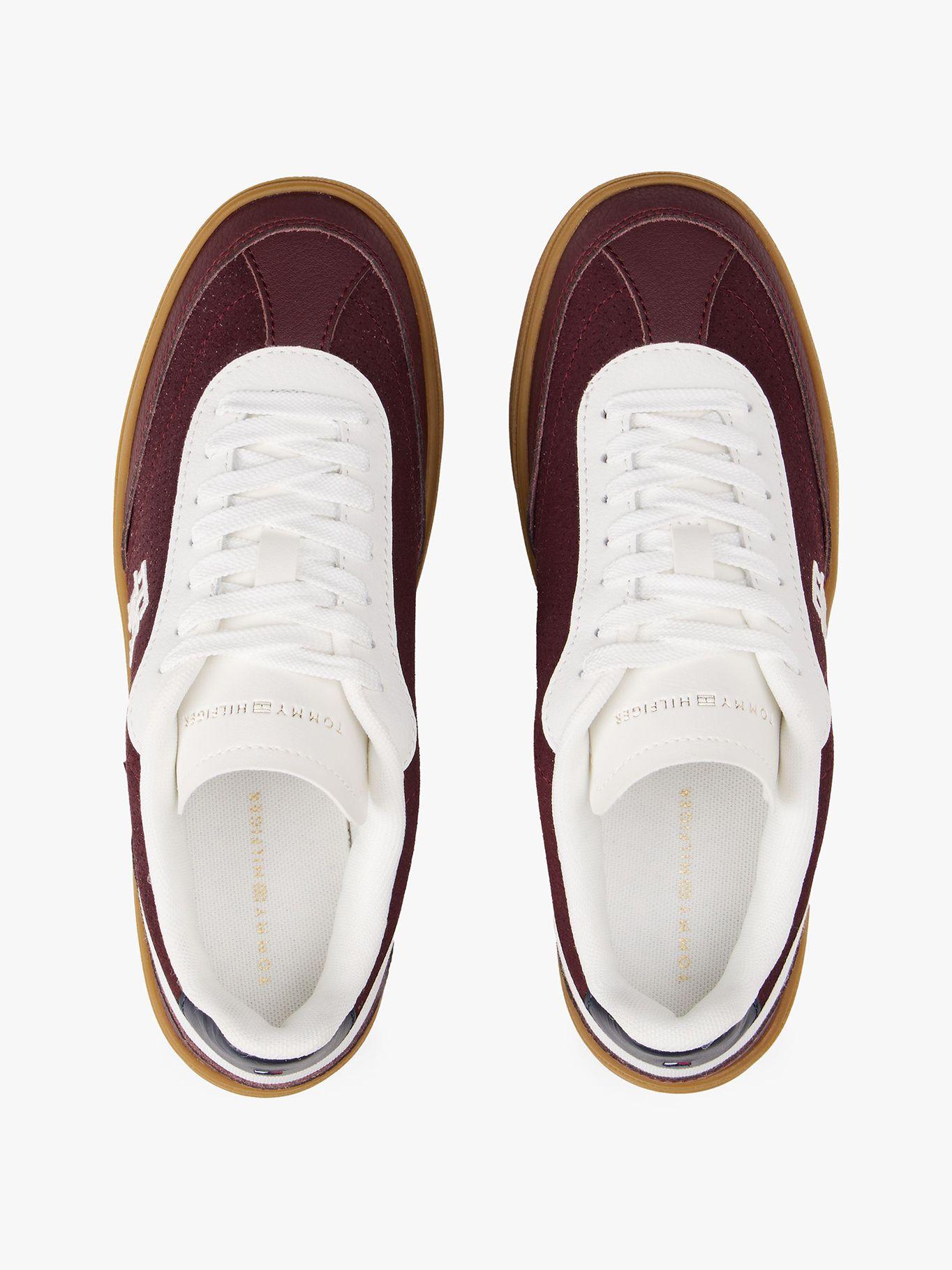 Zapatillas Color Block Monogram Burdeo Tommy Hilfiger-2