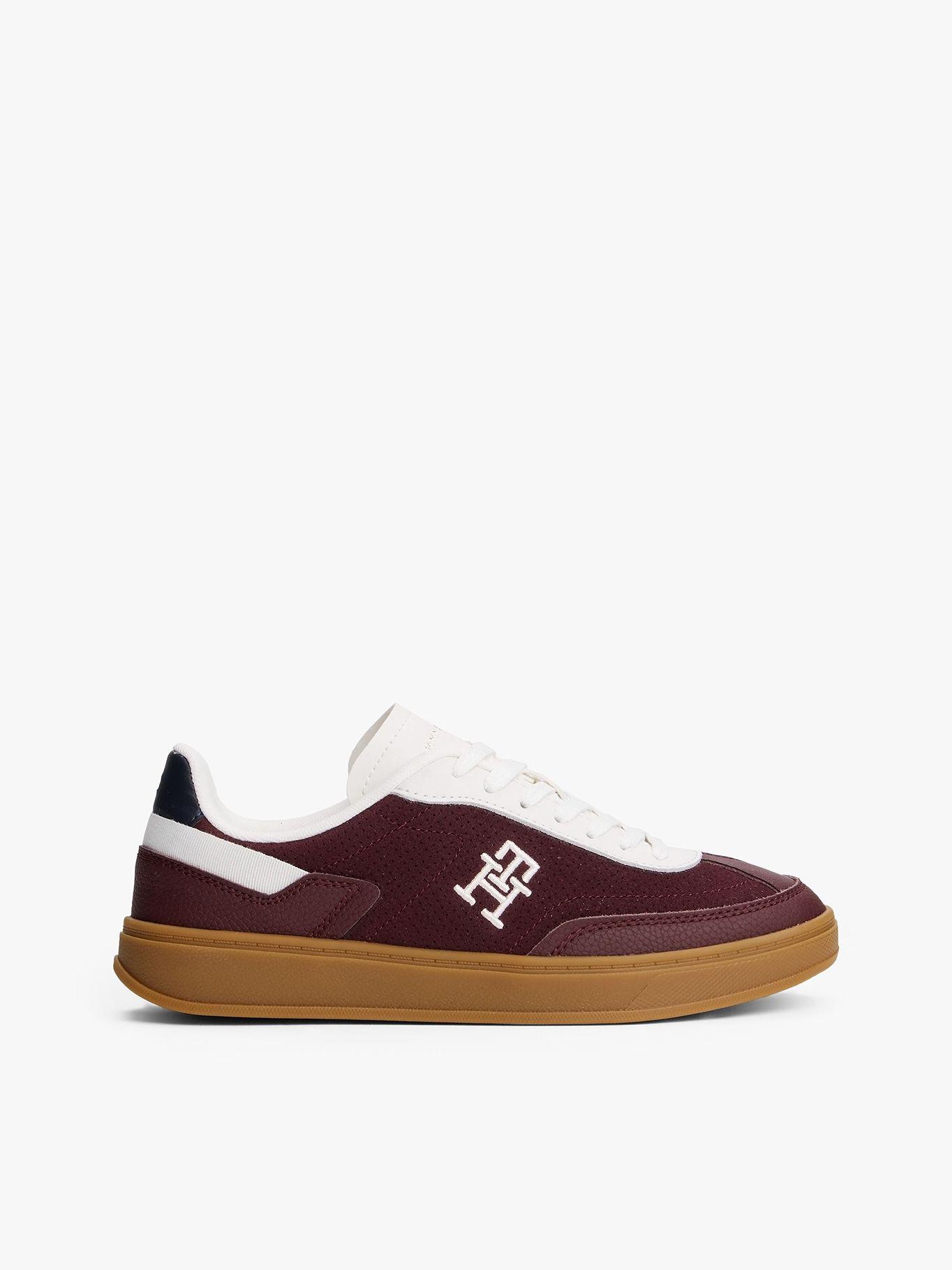 Zapatillas Color Block Monogram Burdeo Tommy Hilfiger-4