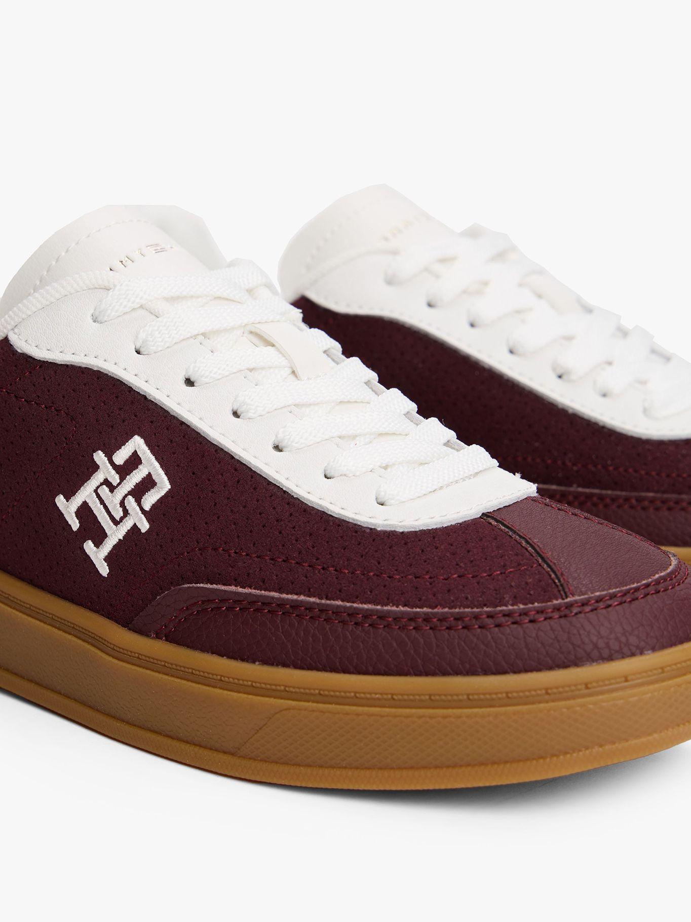 Zapatillas Color Block Monogram Burdeo Tommy Hilfiger-6