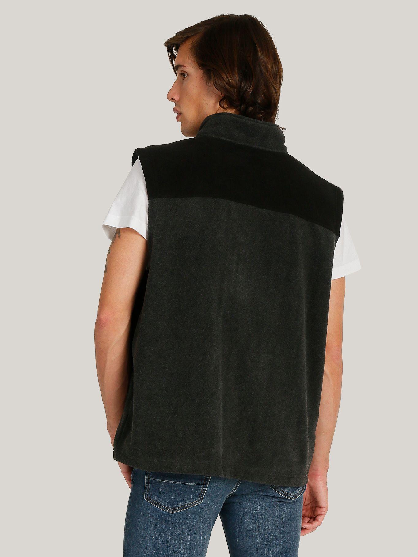 Chaqueta Vest Solid y Logo Gris Tommy Hilfiger-3
