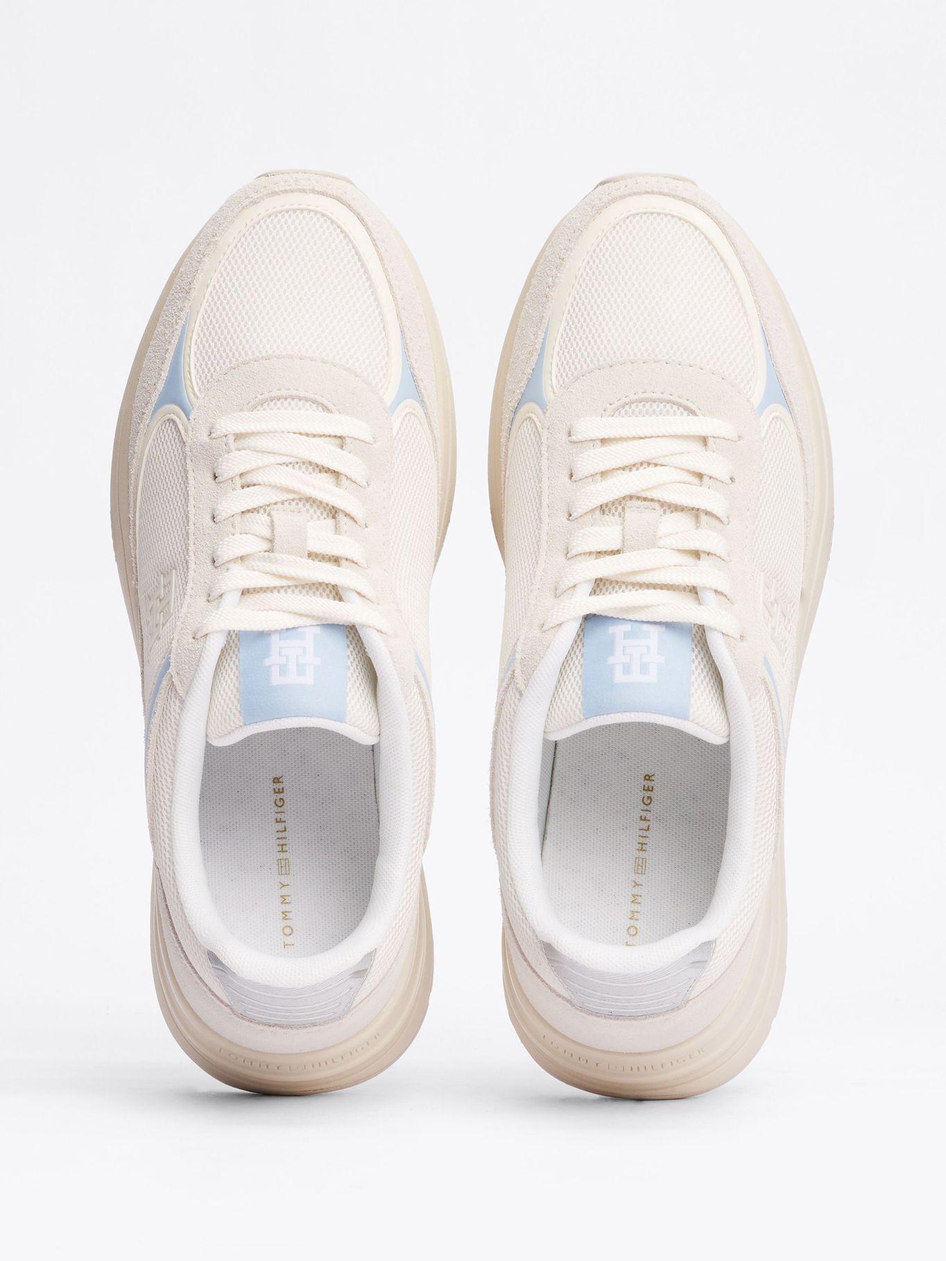 Zapatillas Casual Fashion Runner Mix Blanco Tommy Hilfiger-2