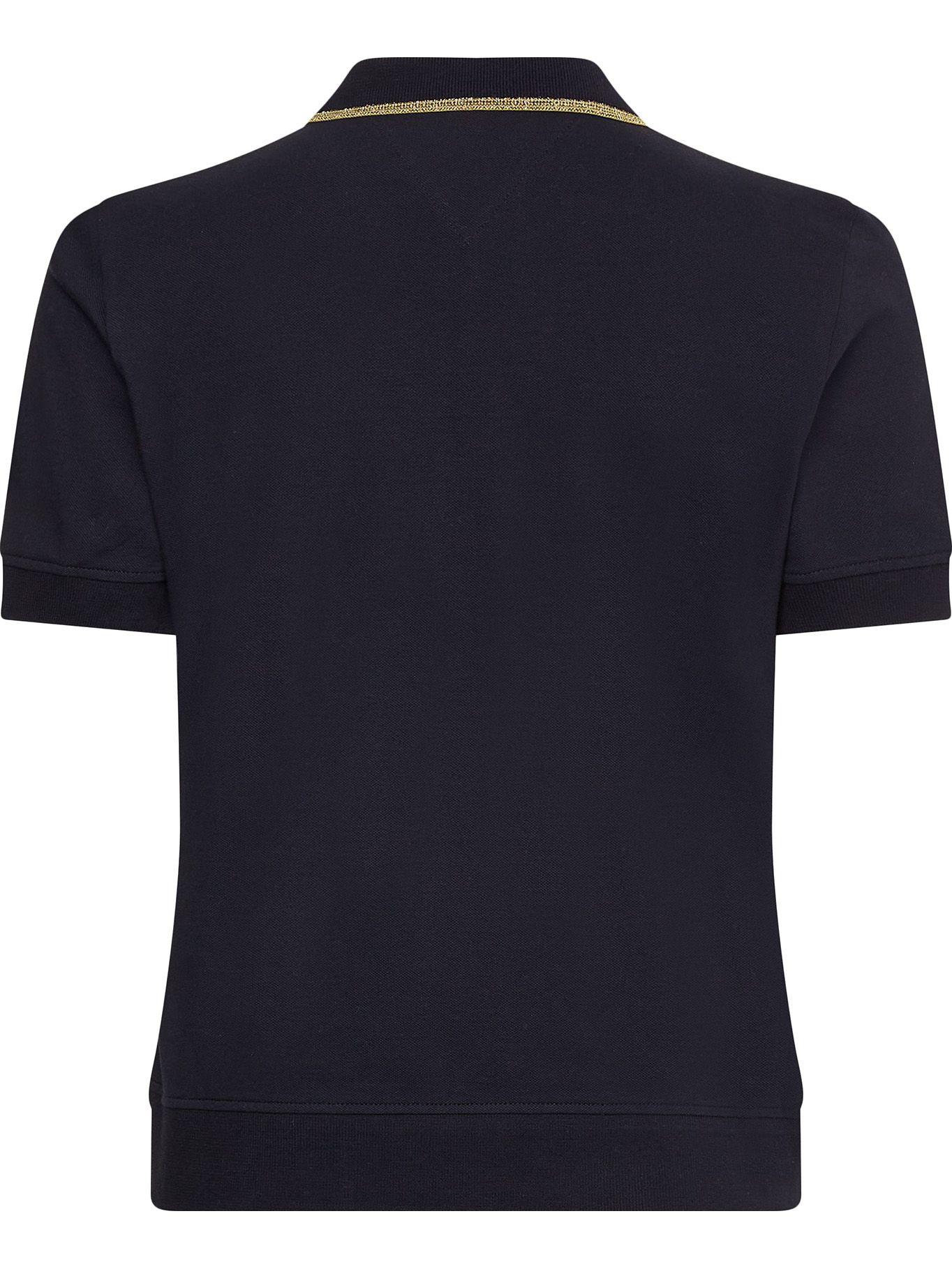 Polo New York Metalizado Azul Tommy Hilfiger-1
