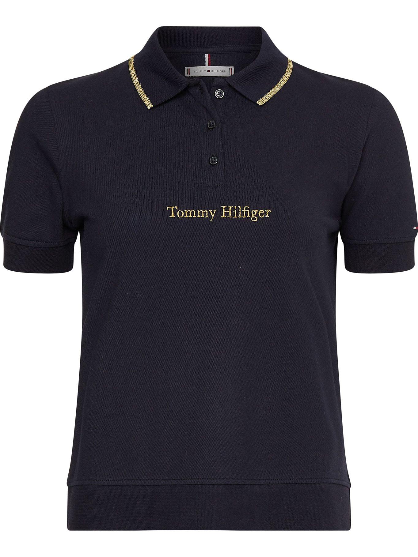 Polo New York Metalizado Azul Tommy Hilfiger-0