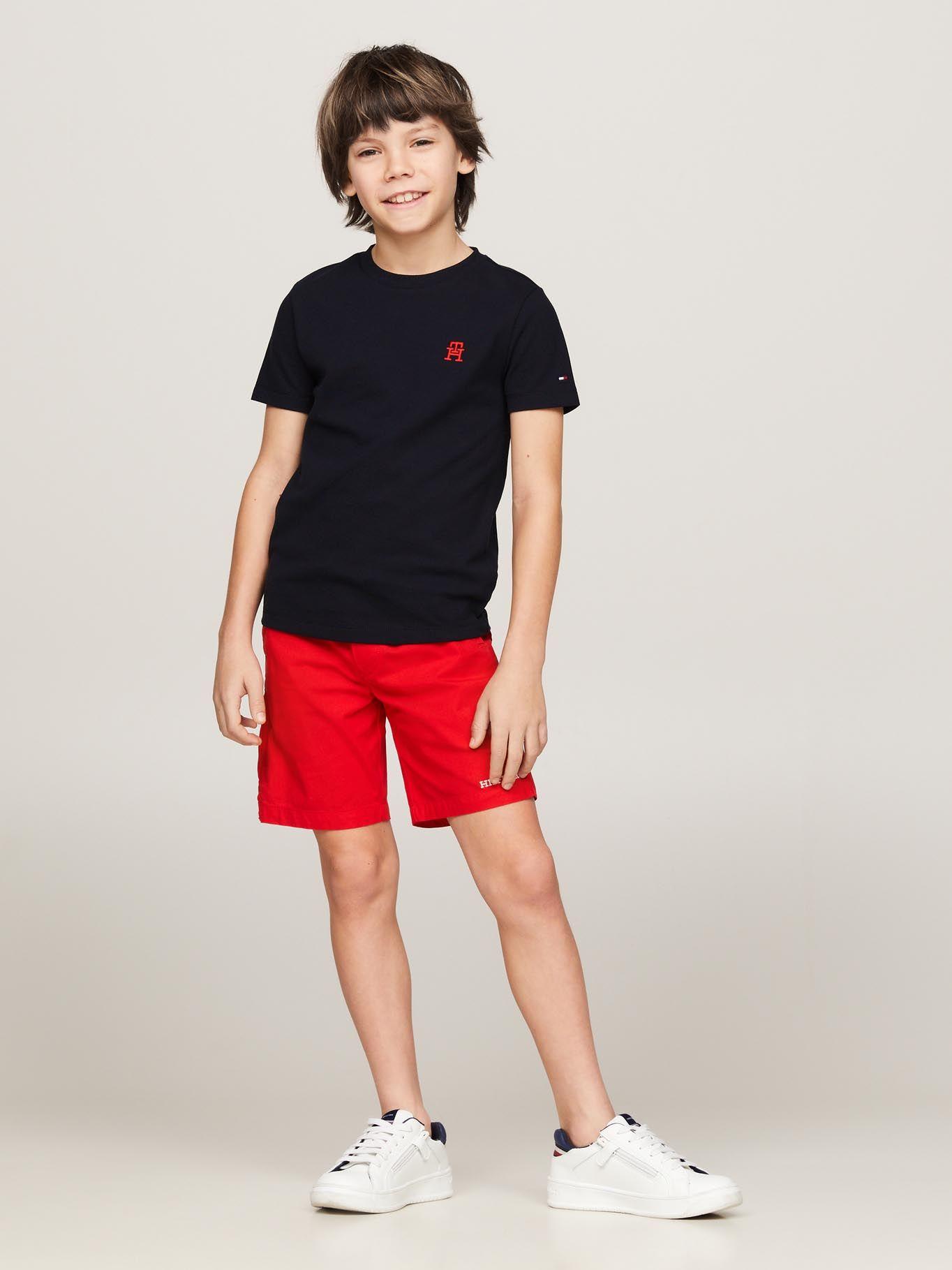 Polera Con Logo Monogram Azul Tommy Hilfiger-1