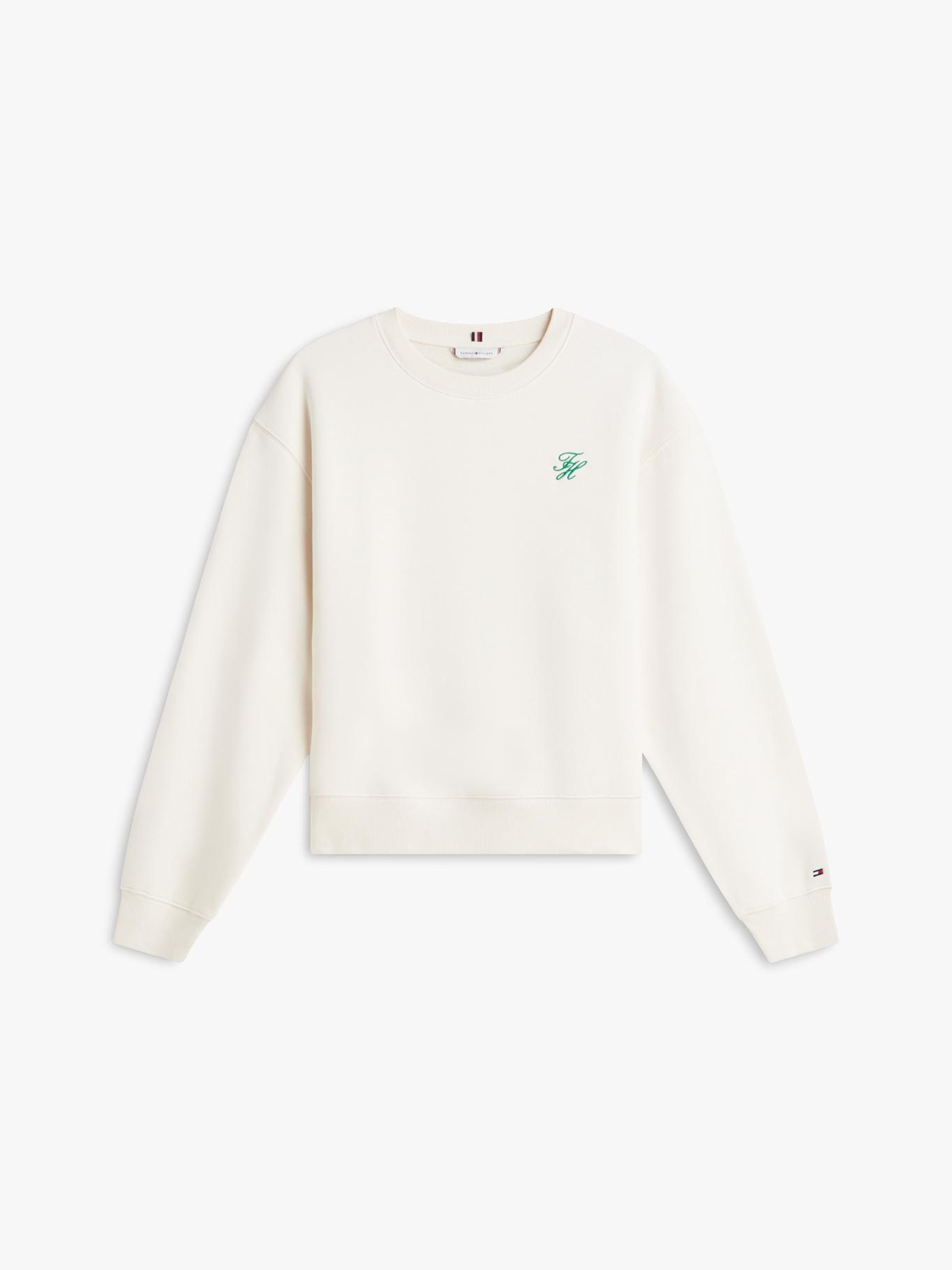 Polerón Regular Fit Logo Bordado  Tommy Hilfiger Beige-4