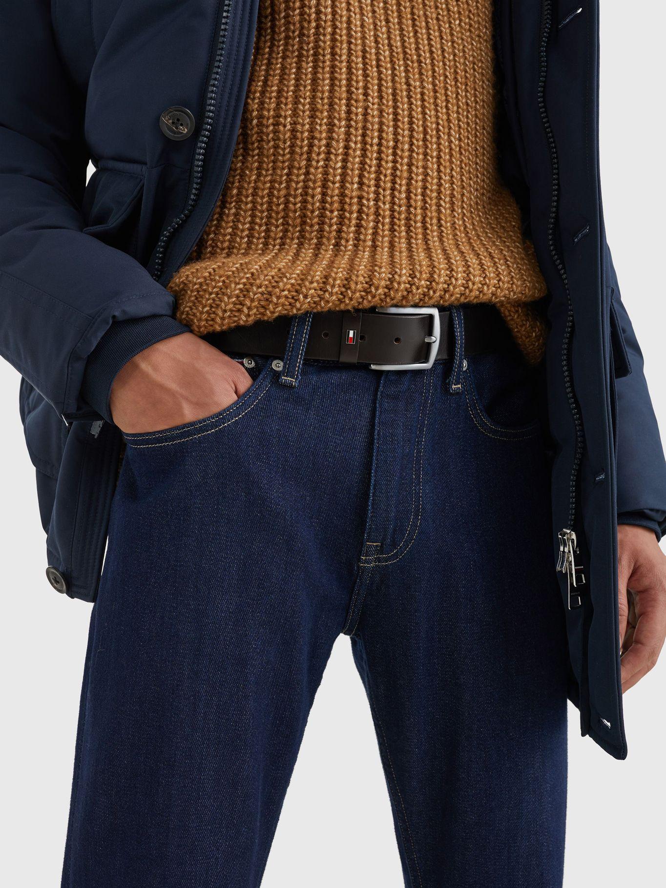 Cinturón Denton Cuero 0HD Café Tommy Hilfiger-1