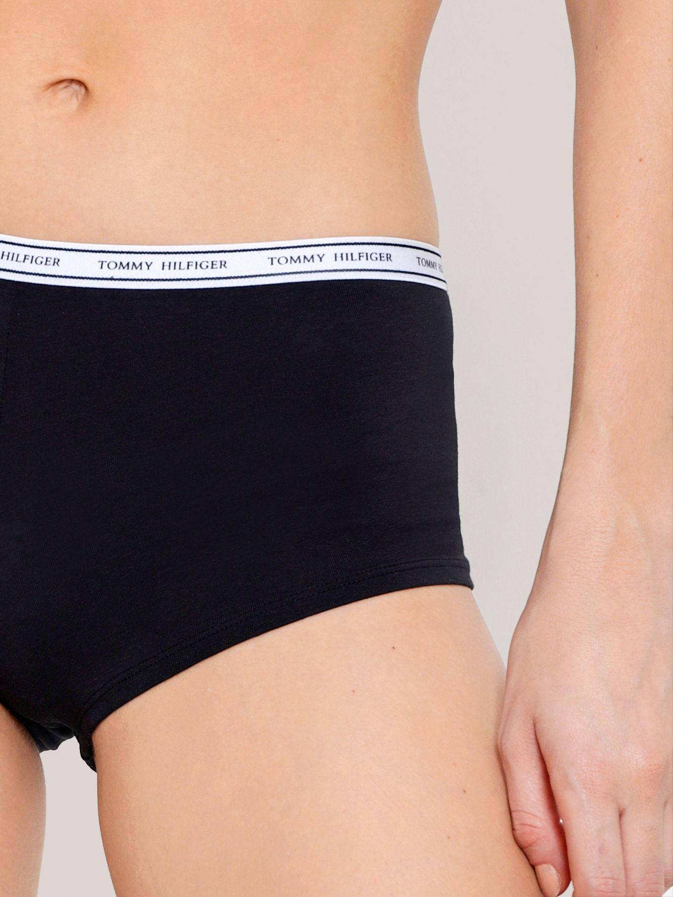 Calzón Boyshort Con Logo Negro Tommy Hilfiger-2