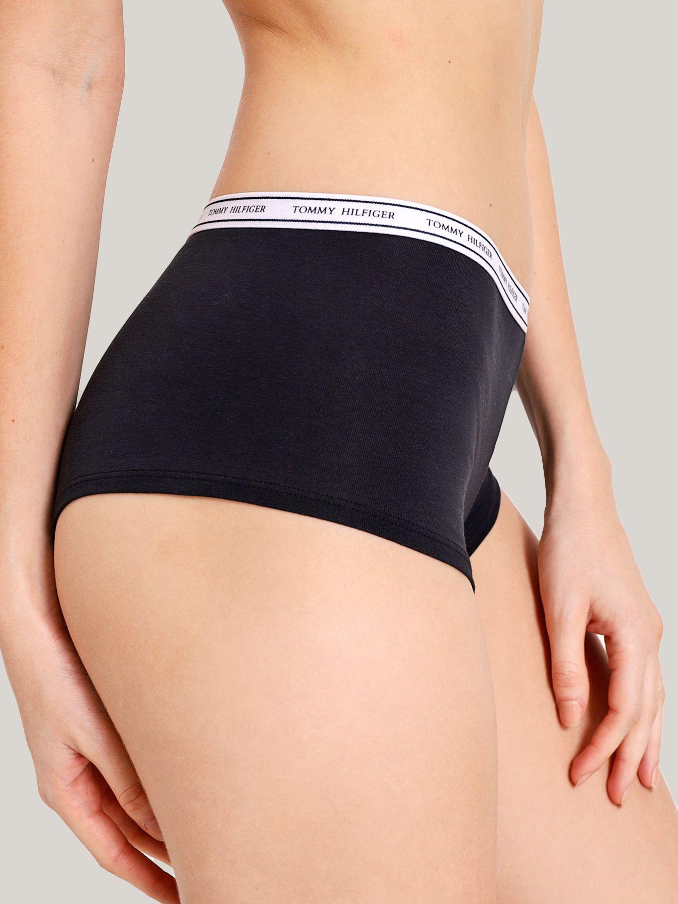 Calzón Boyshort Con Logo Negro Tommy Hilfiger-3