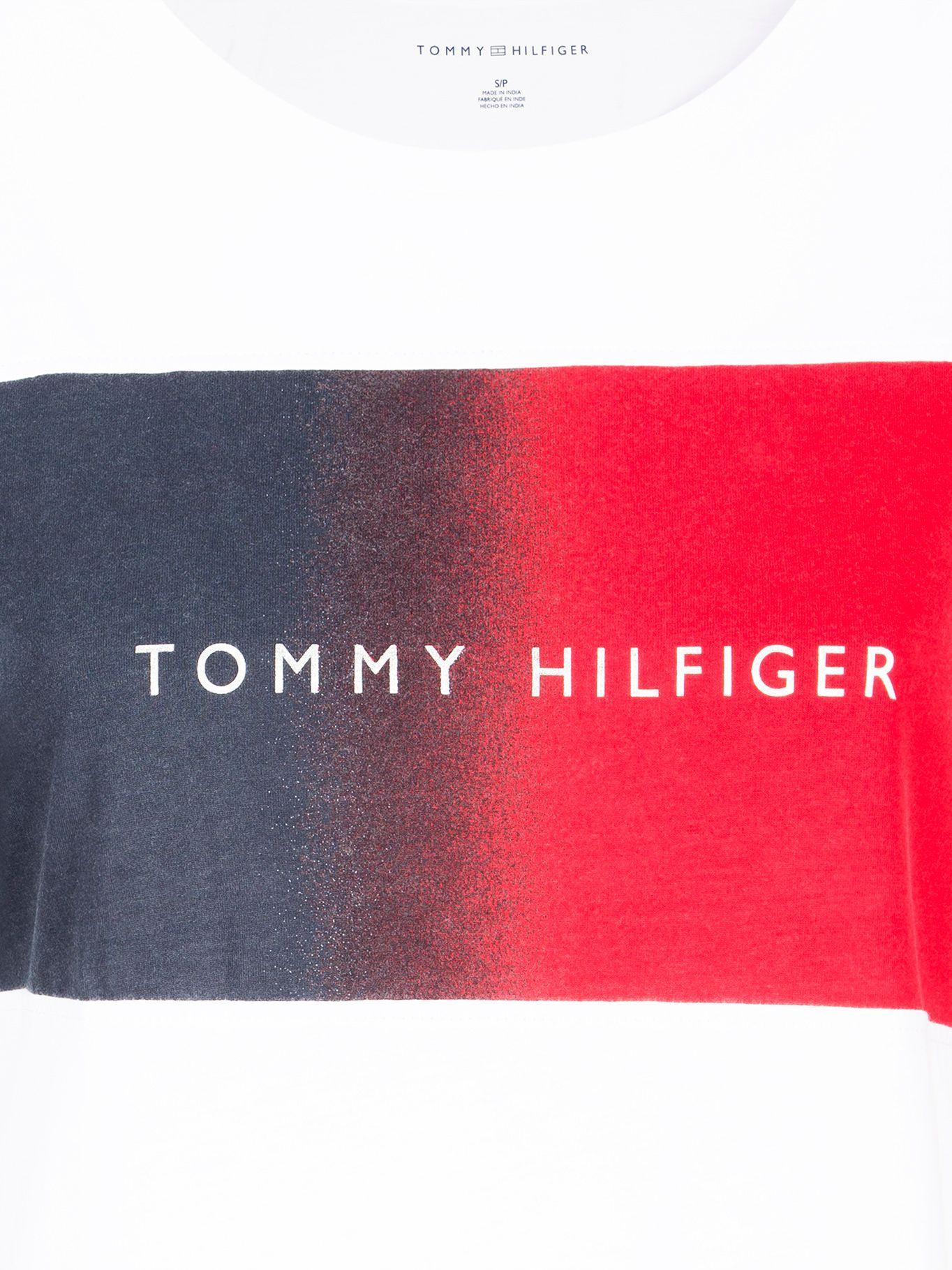 Polera Classics Flag Tonal Logo Blanco Tommy Hilfiger-2