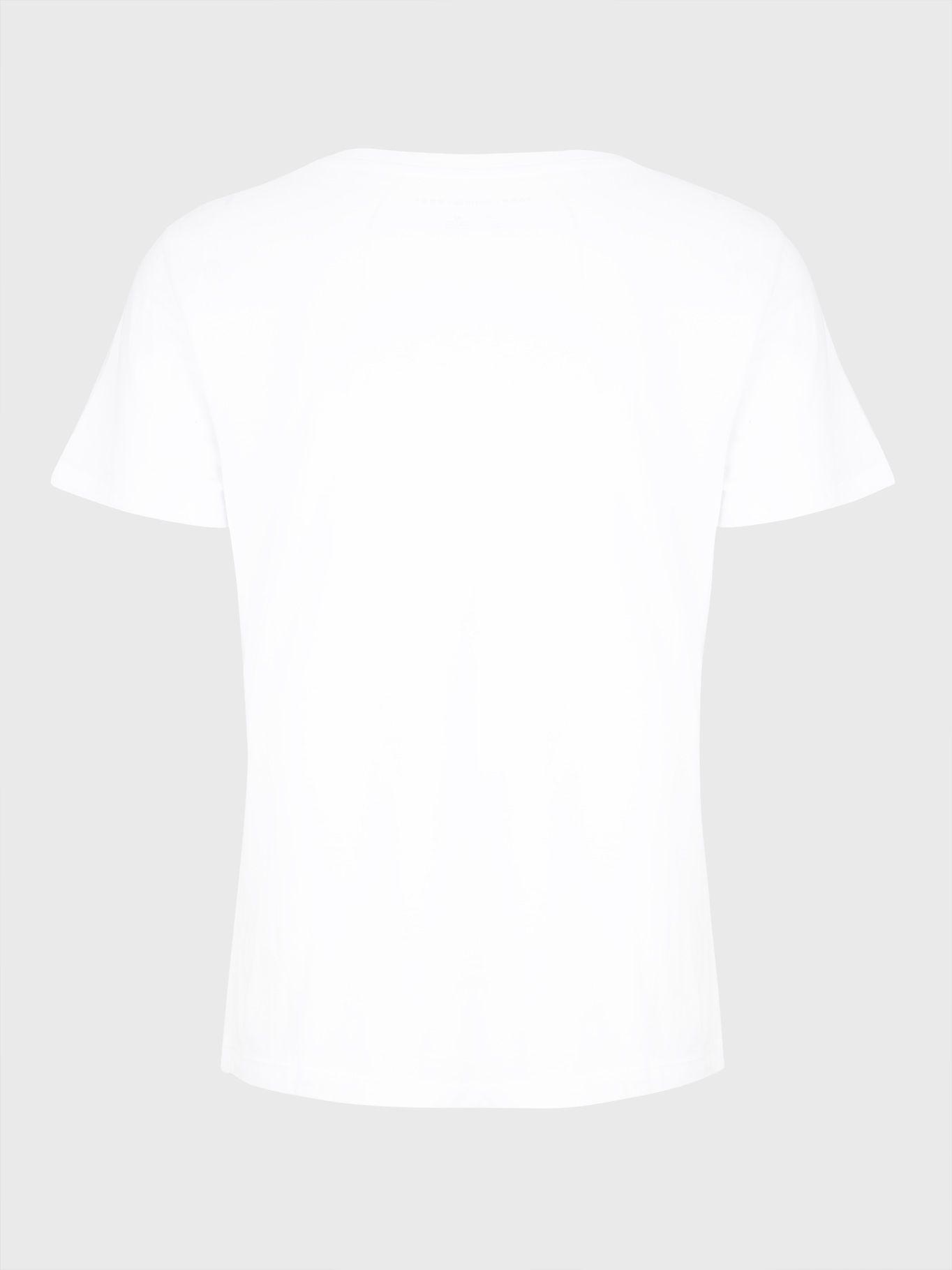 Polera Classics Flag Tonal Logo Blanco Tommy Hilfiger-1