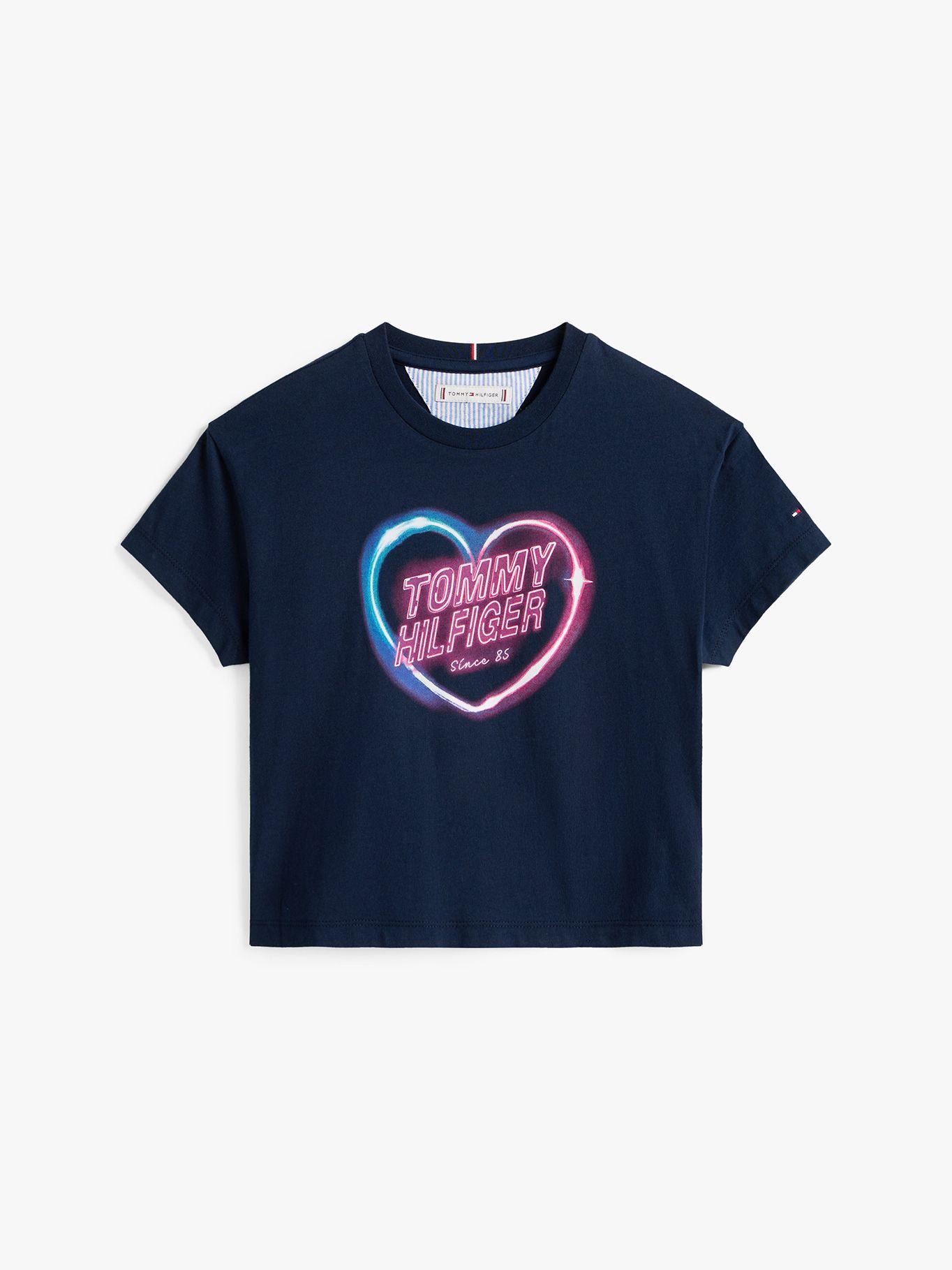 Polera Con Logo Gráfico Azul Tommy Hilfiger-4