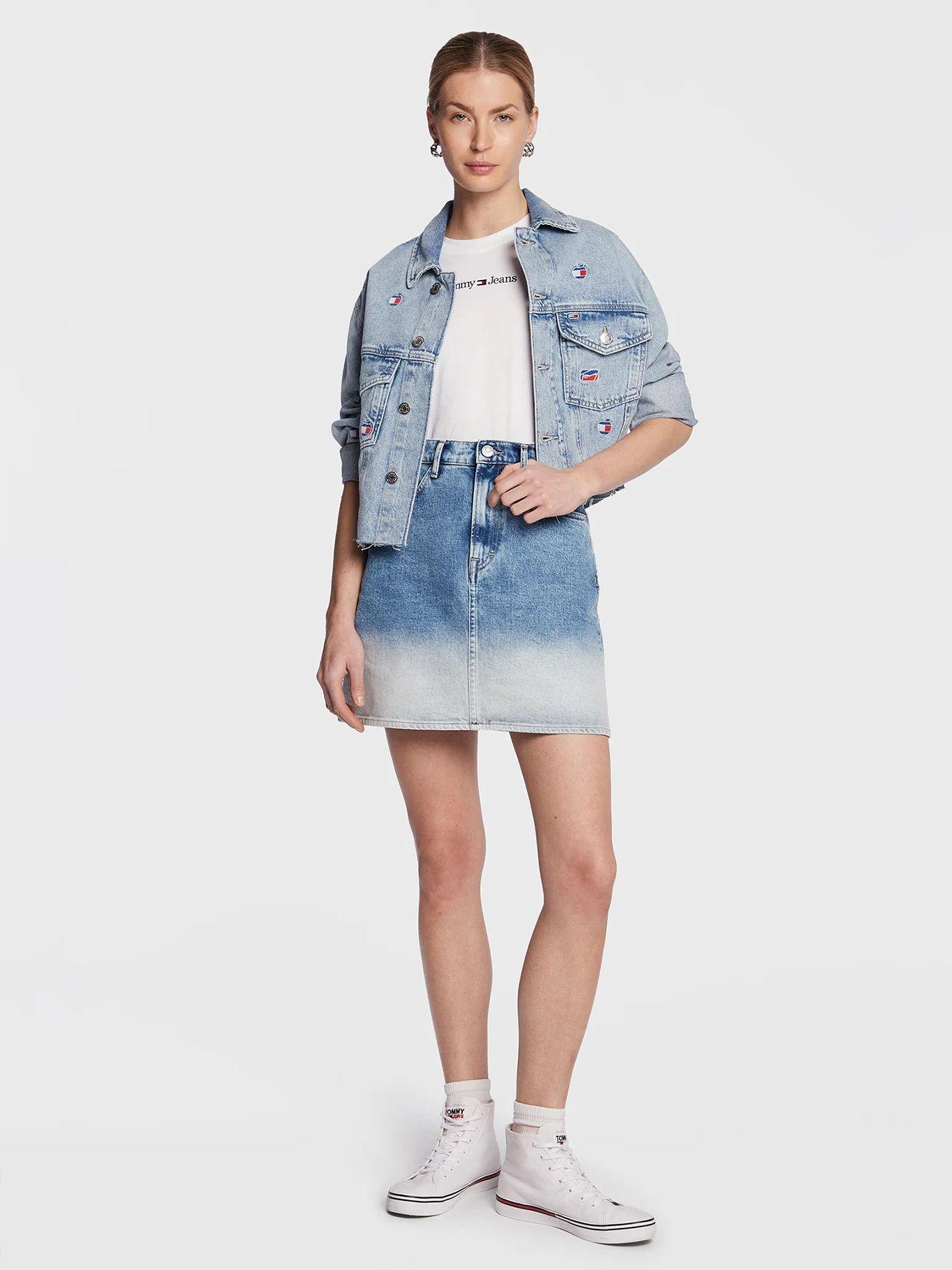 Polera Classic Serif Logo Blanco Tommy Jeans-1