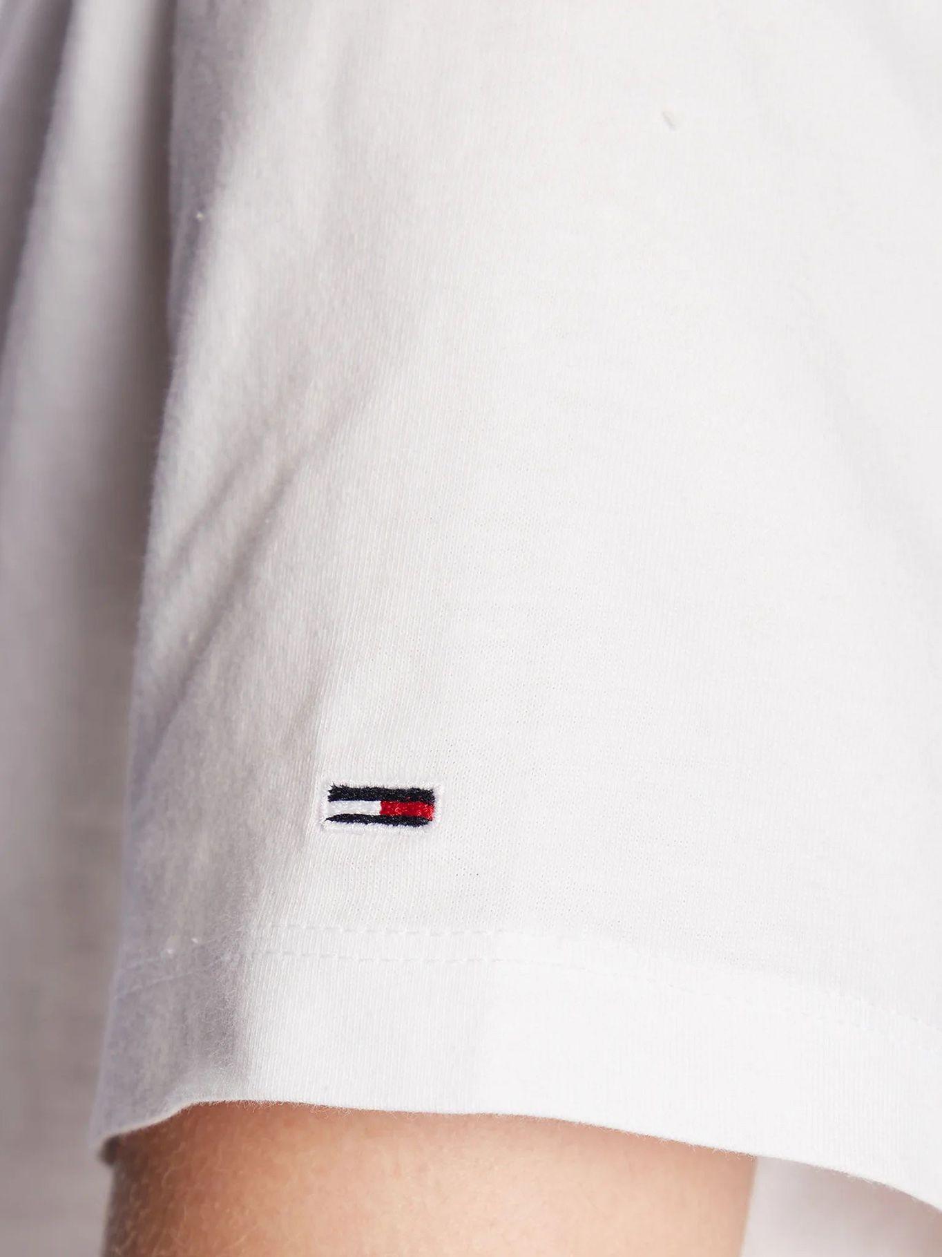 Polera Classic Serif Logo Blanco Tommy Jeans-3