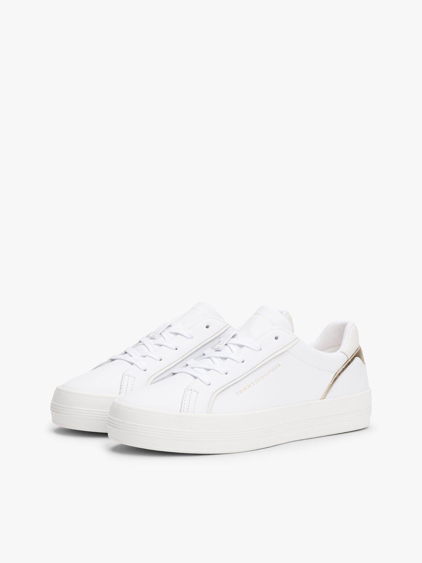 Zapatillas Con Logo Metalizado Blanco Tommy Hilfiger-0