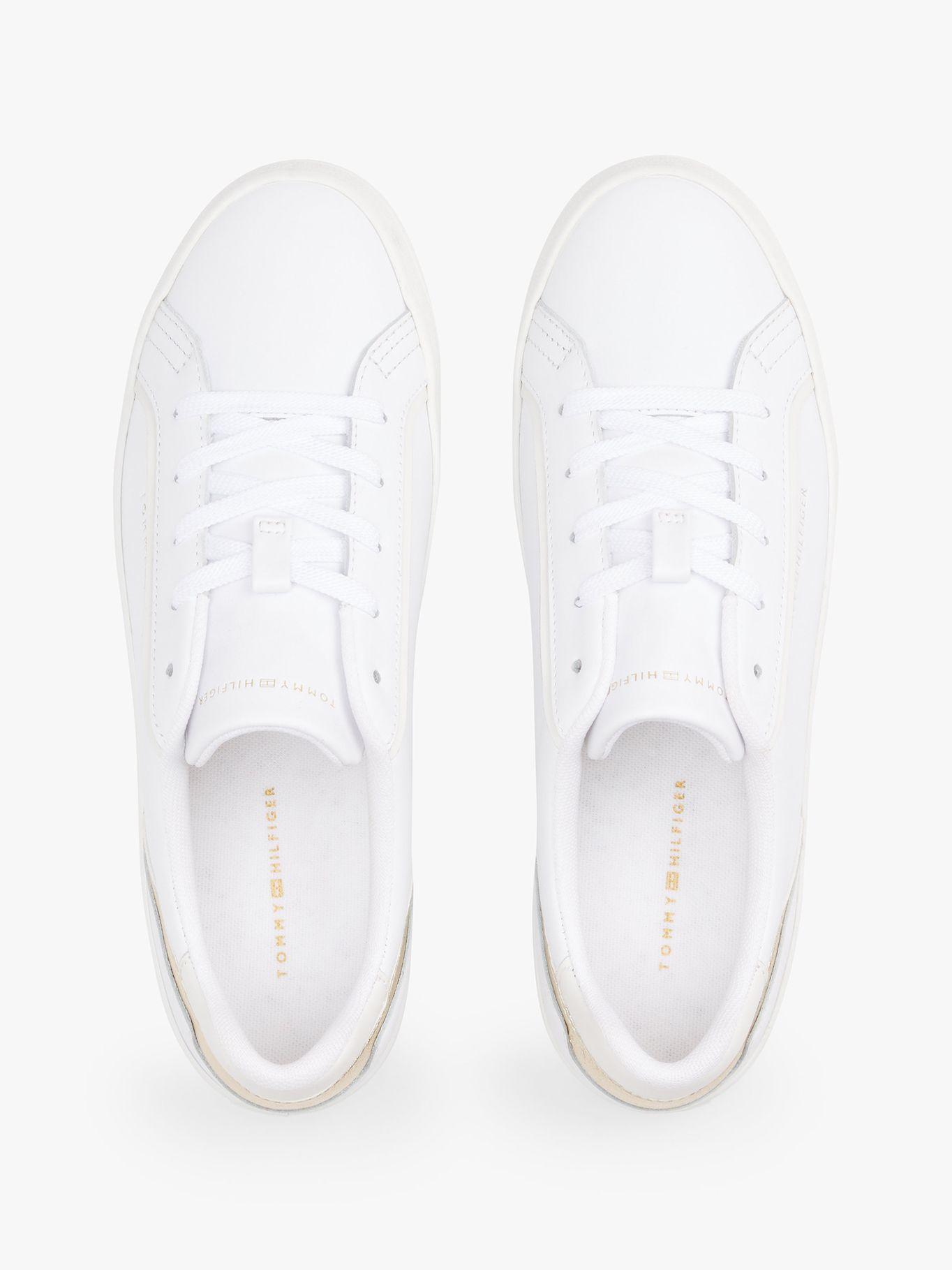 Zapatillas Con Logo Metalizado Blanco Tommy Hilfiger-2