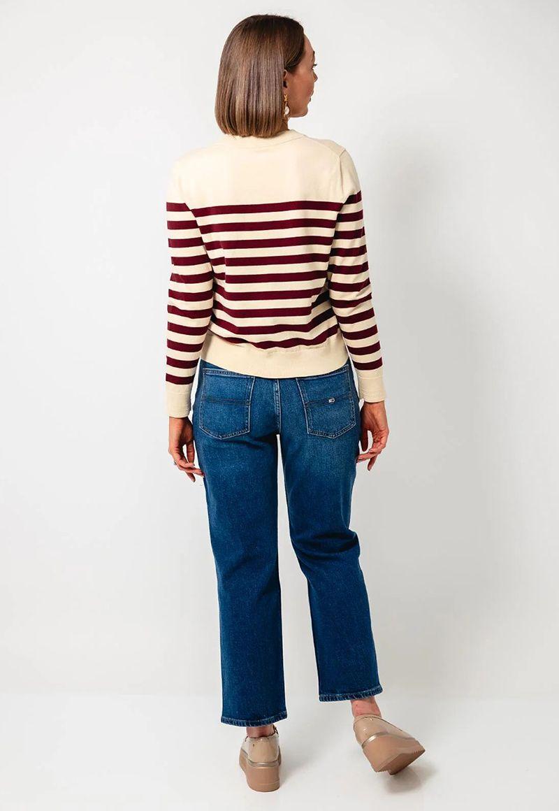 Cárdigan De Cuello Redondo Multicolor Tommy Hilfiger-2