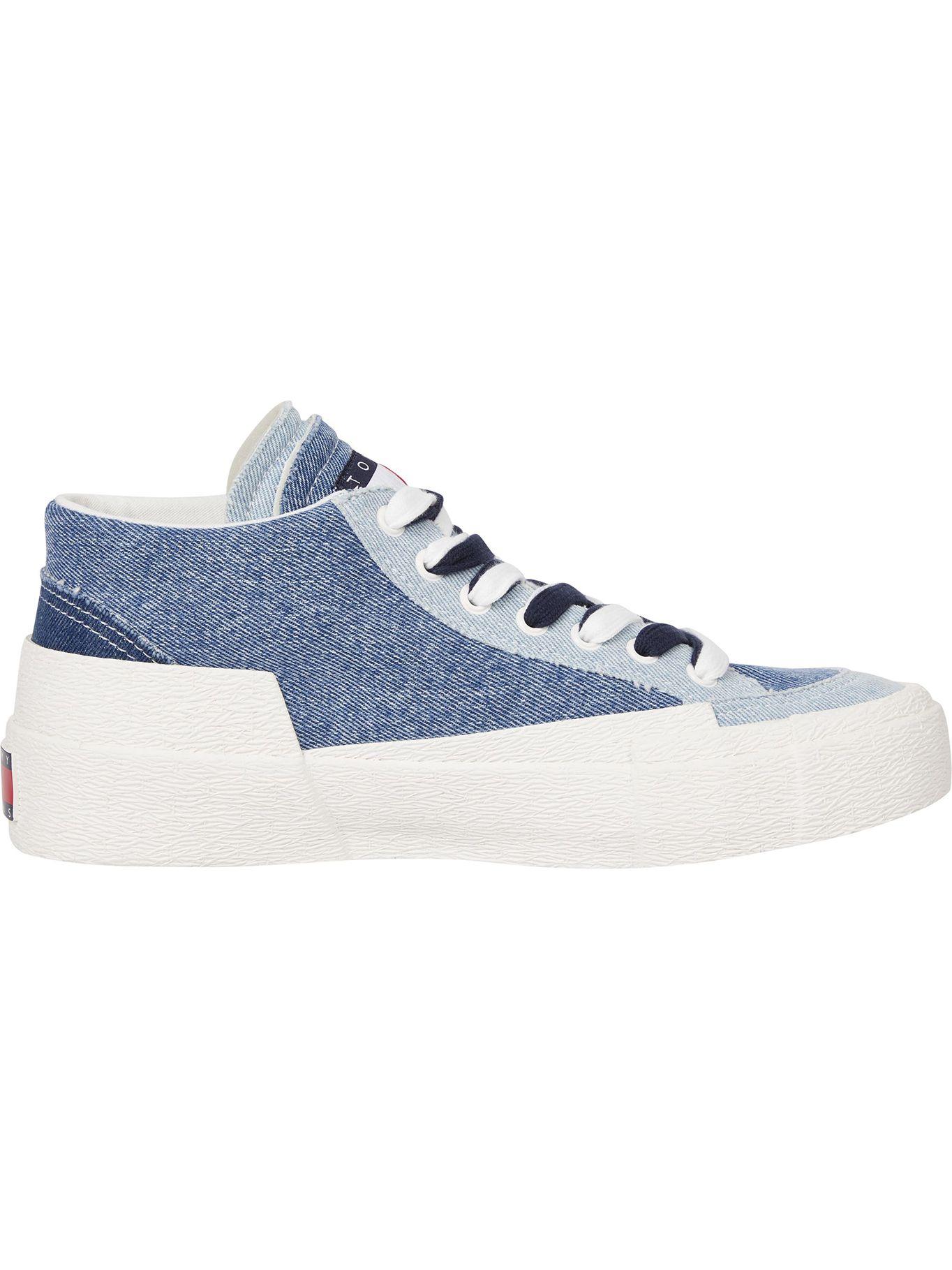 Zapatillas Denim Con Logo Azul Tommy Hilfiger-0