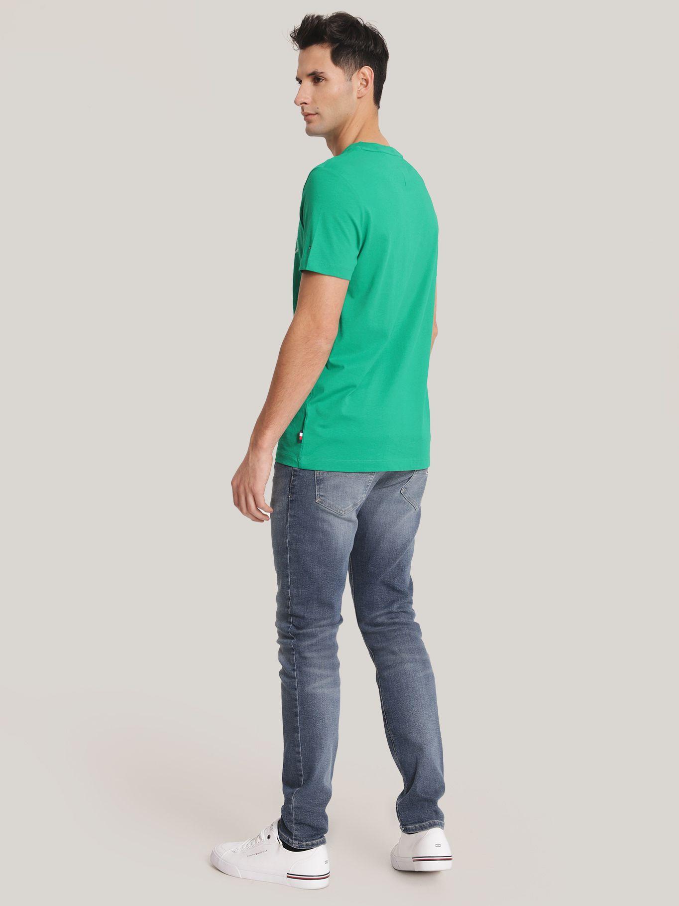 Polera Con Logo Redondo Verde Tommy Hilfiger-2