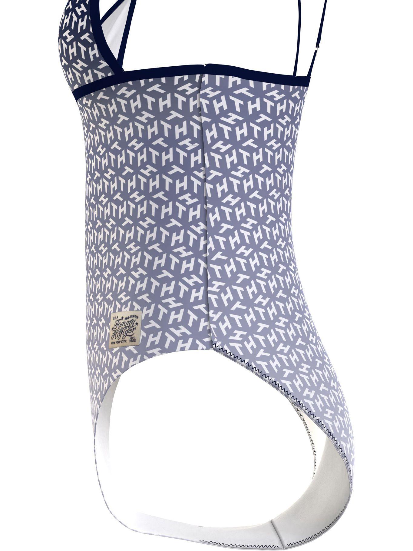 Traje De Baño Monogram Print Azul Tommy Hilfiger-3