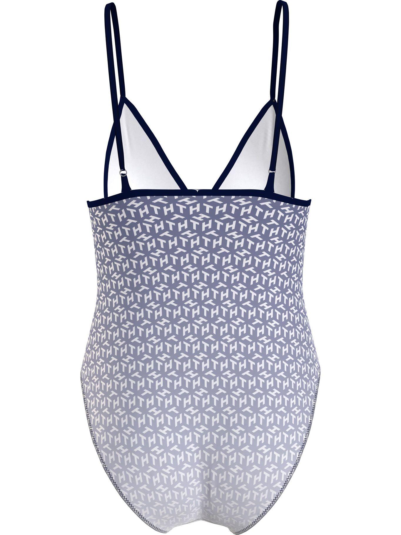 Traje De Baño Monogram Print Azul Tommy Hilfiger-1