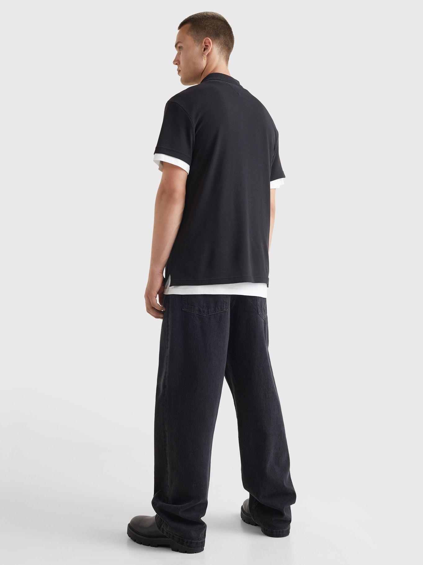 Polo Classic Serif Block Negro Tommy Hilfiger-2