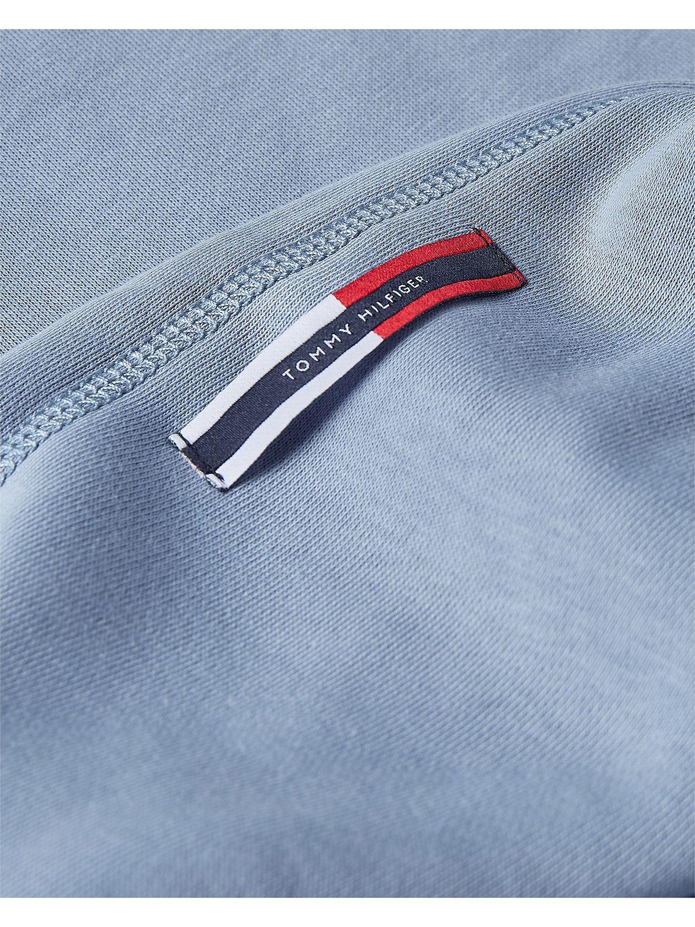 Polerón Hoodie Signature Logo Celeste Tommy Hilfiger-3