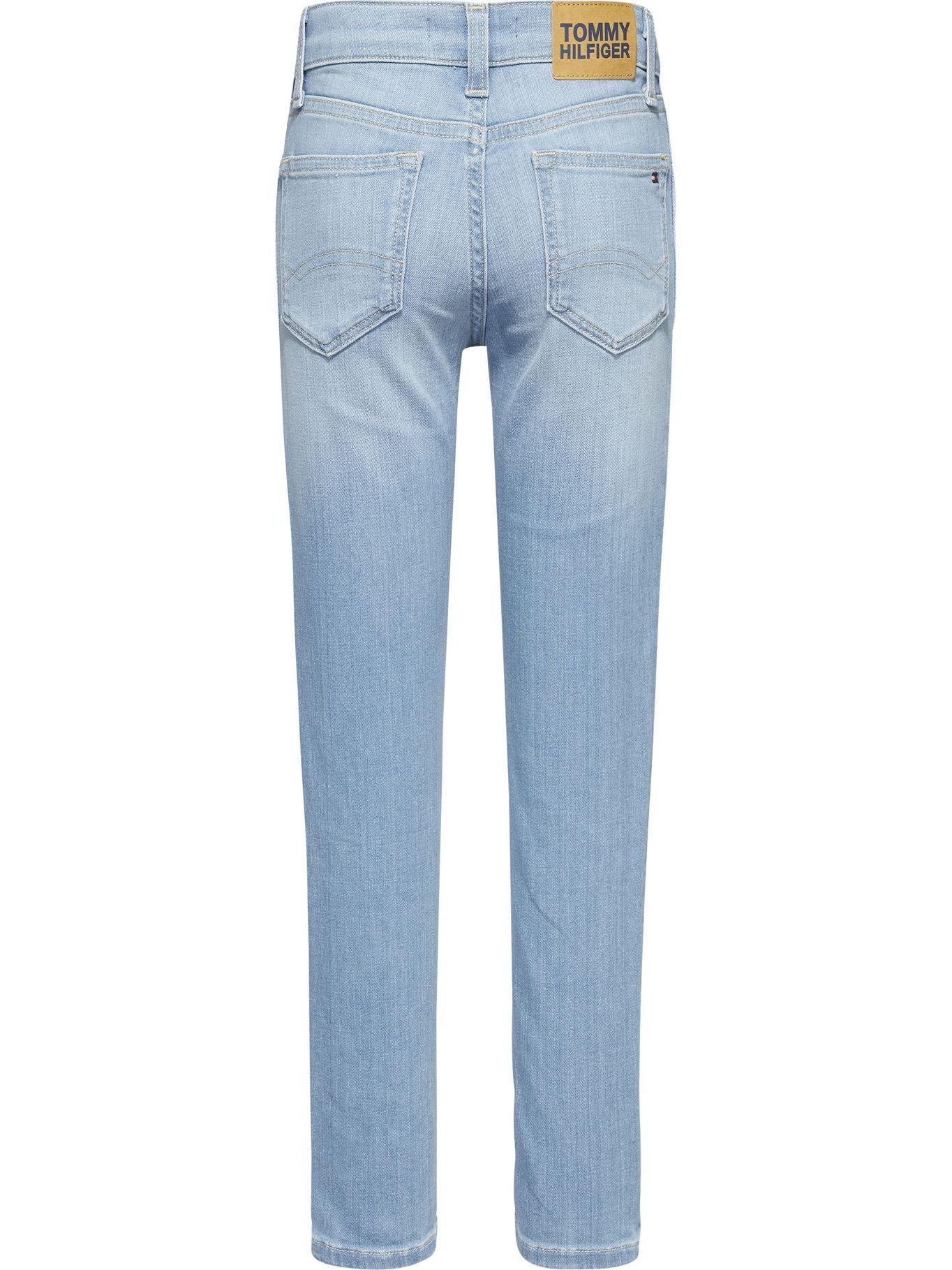 Jeans Nora Desteñido Celeste Tommy Hilfiger MY2-1