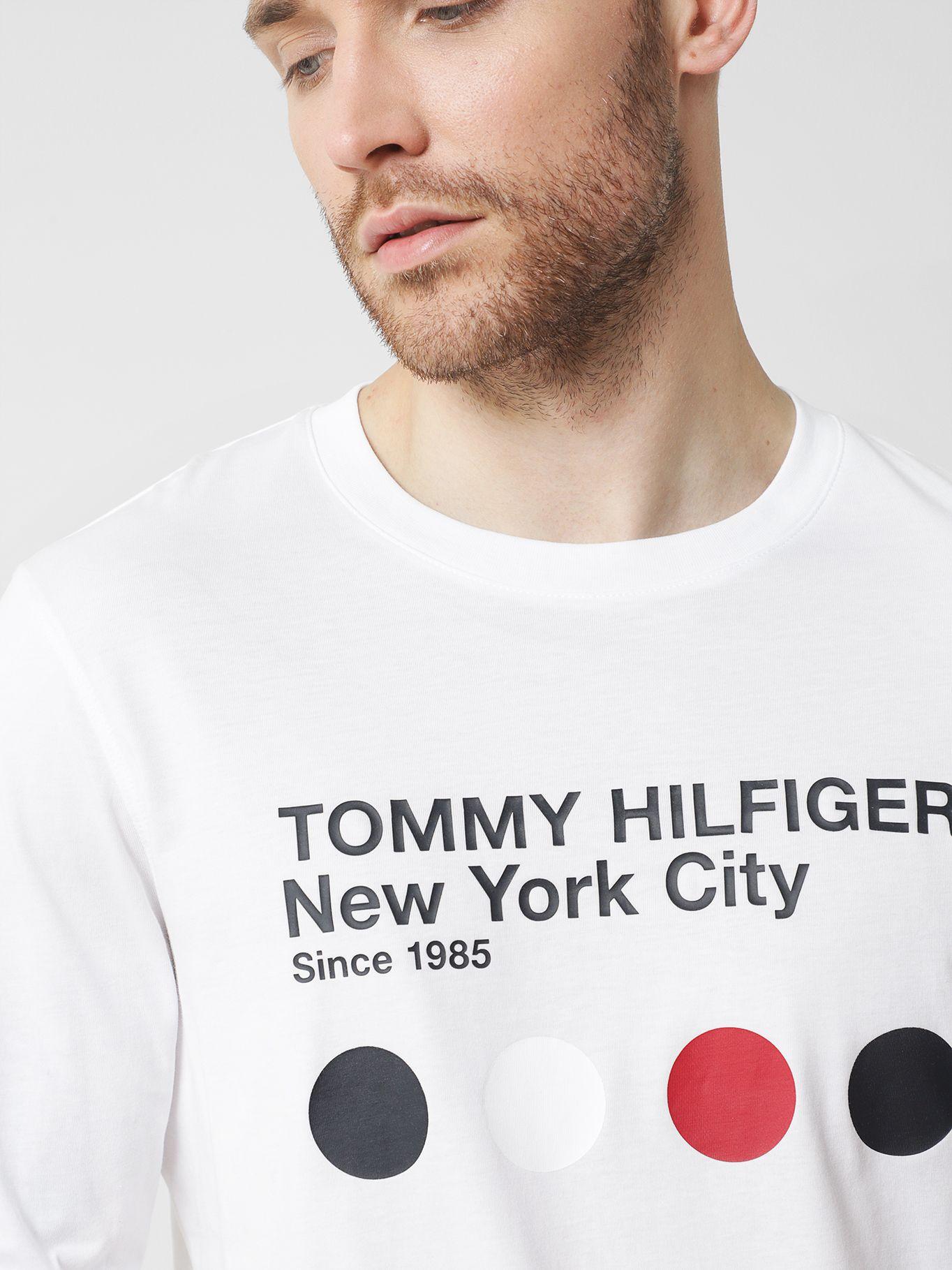 Polera Dot Metro New York  Blanco Tommy Hilfiger-4