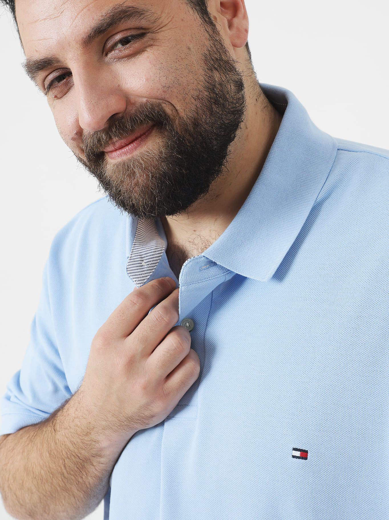 Polo Plus 1985 Regular Fit Celeste Tommy Hilfiger-3