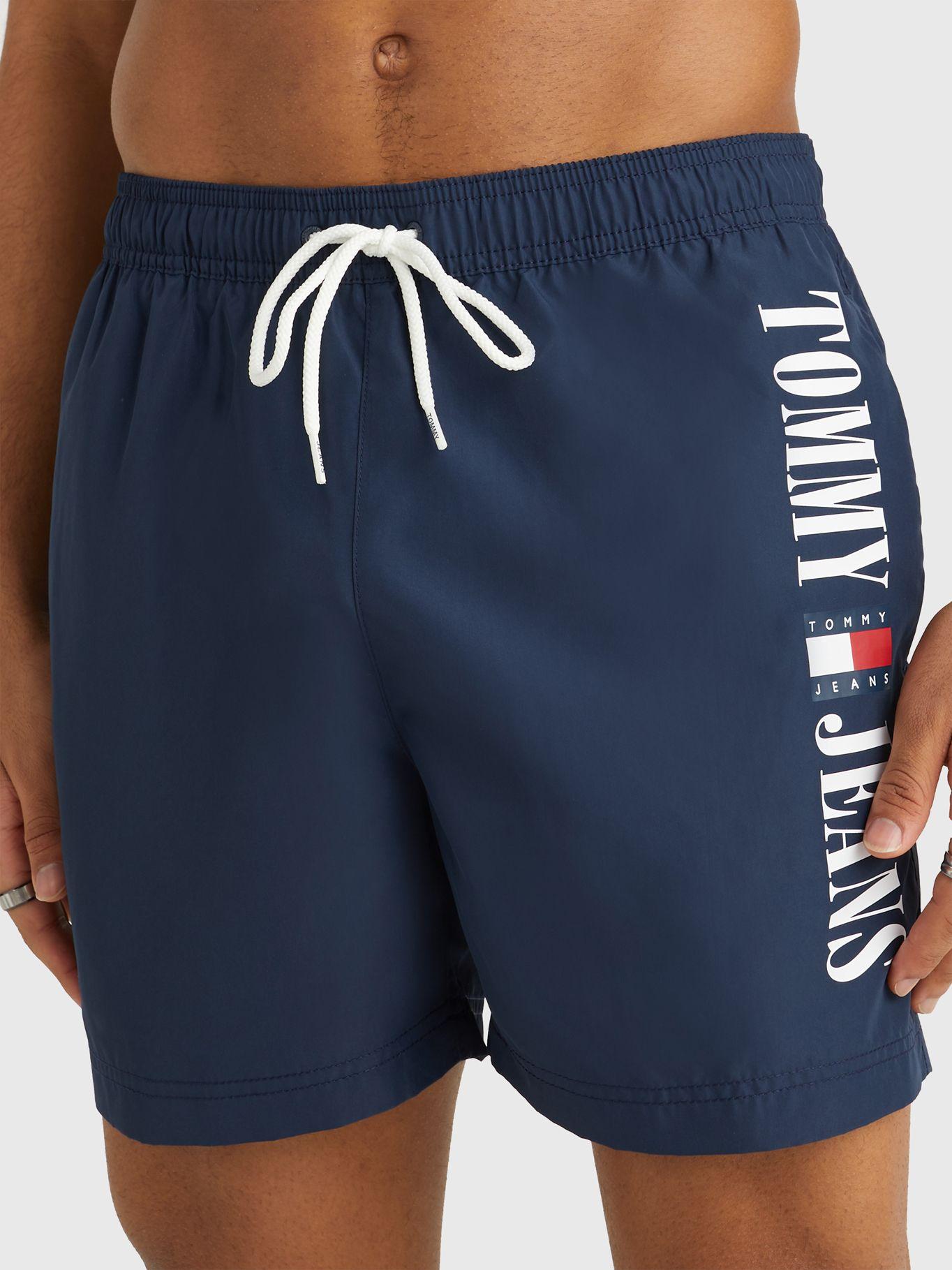 Traje De Baño Archive Con Logo Azul Tommy Hilfiger-1