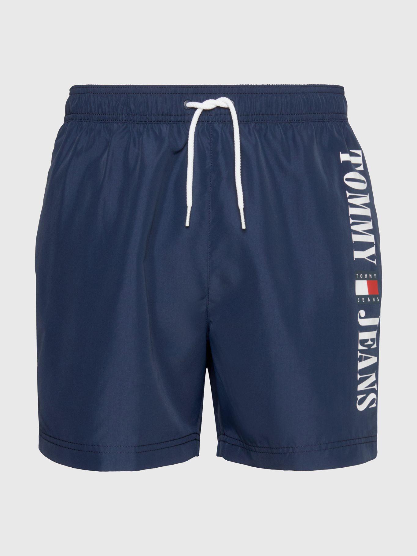 Traje De Baño Archive Con Logo Azul Tommy Hilfiger-3