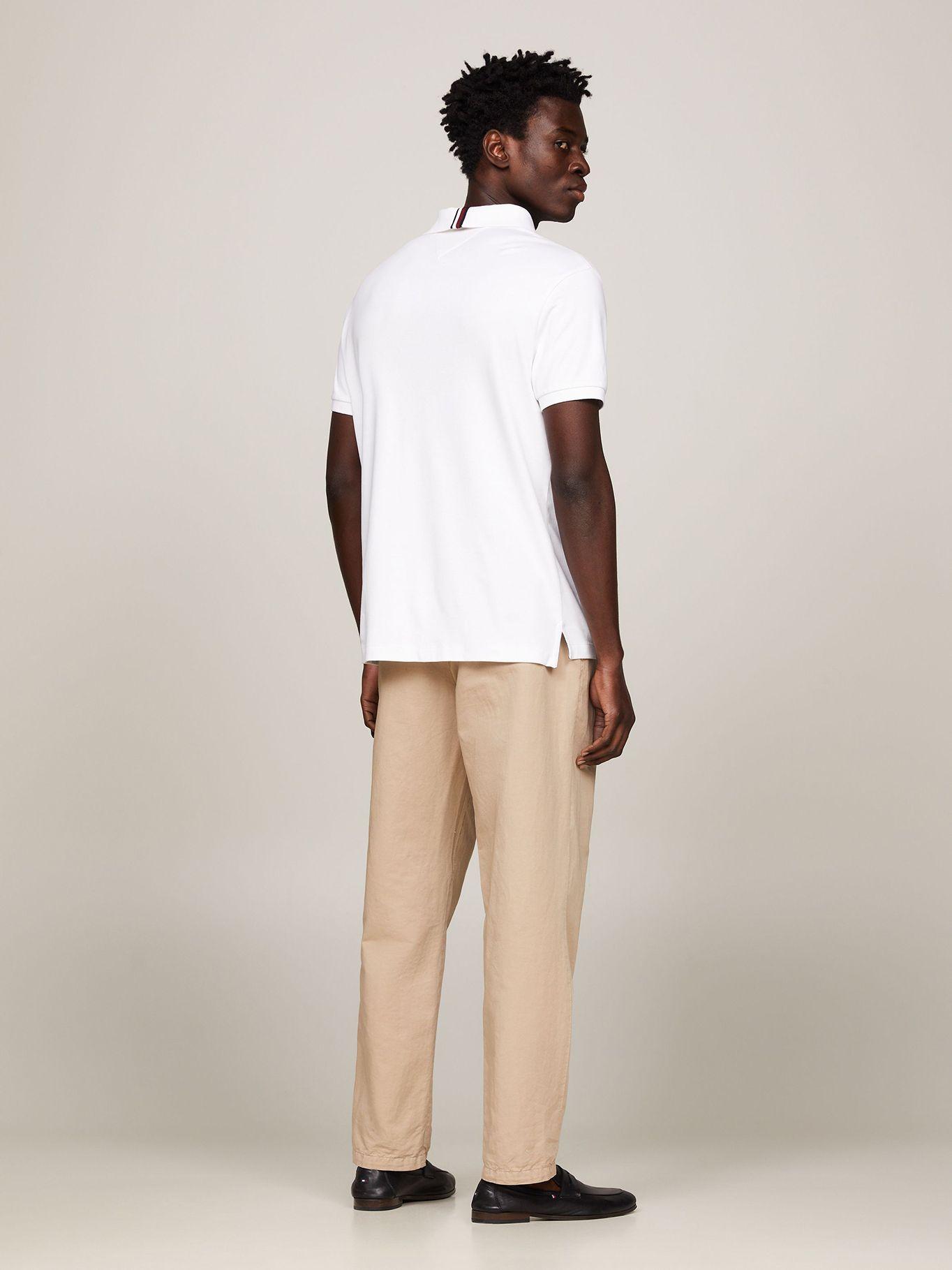 Polo Interlock Monogram Blanco Tommy Hilfiger-2