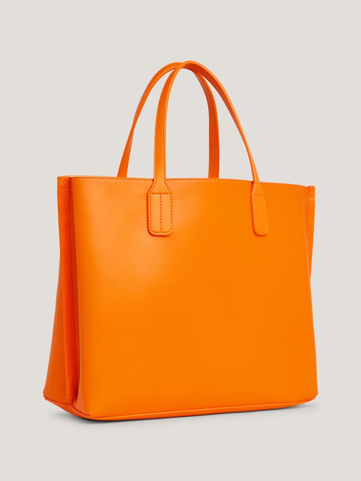 Cartera Tote Bandolera Iconic Naranjo Tommy Hilfiger-4