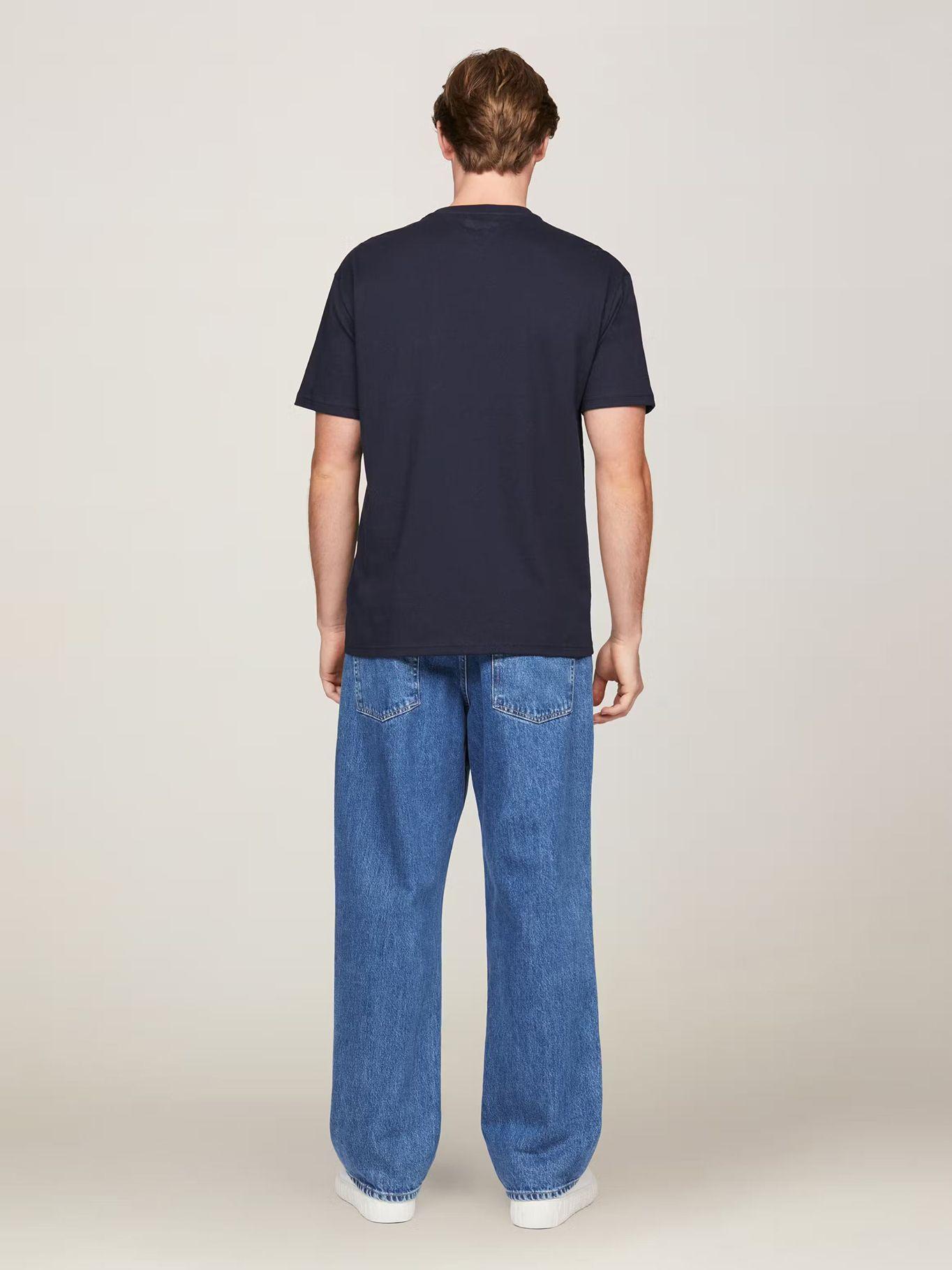 Polera Gold Signature Regular Fit Azul Tommy Hilfiger-2