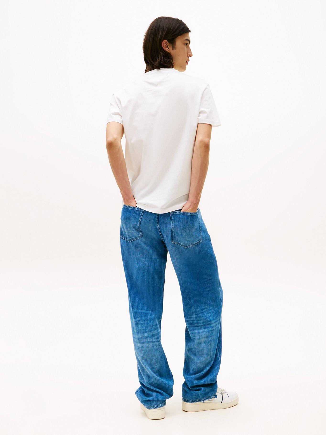 Polera Con Logo Distintivo Blanco YBL Tommy Jeans-2