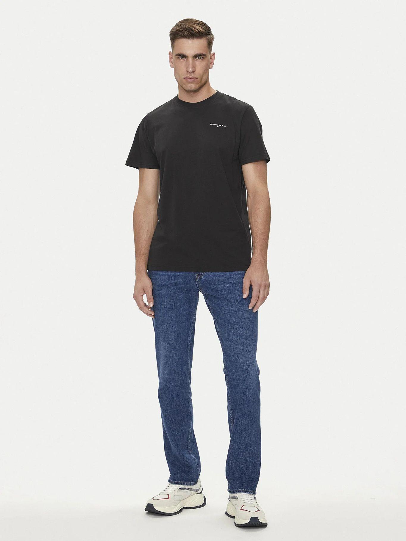 Polera Slim Hombre Fit Negro Tommy Jeans-1