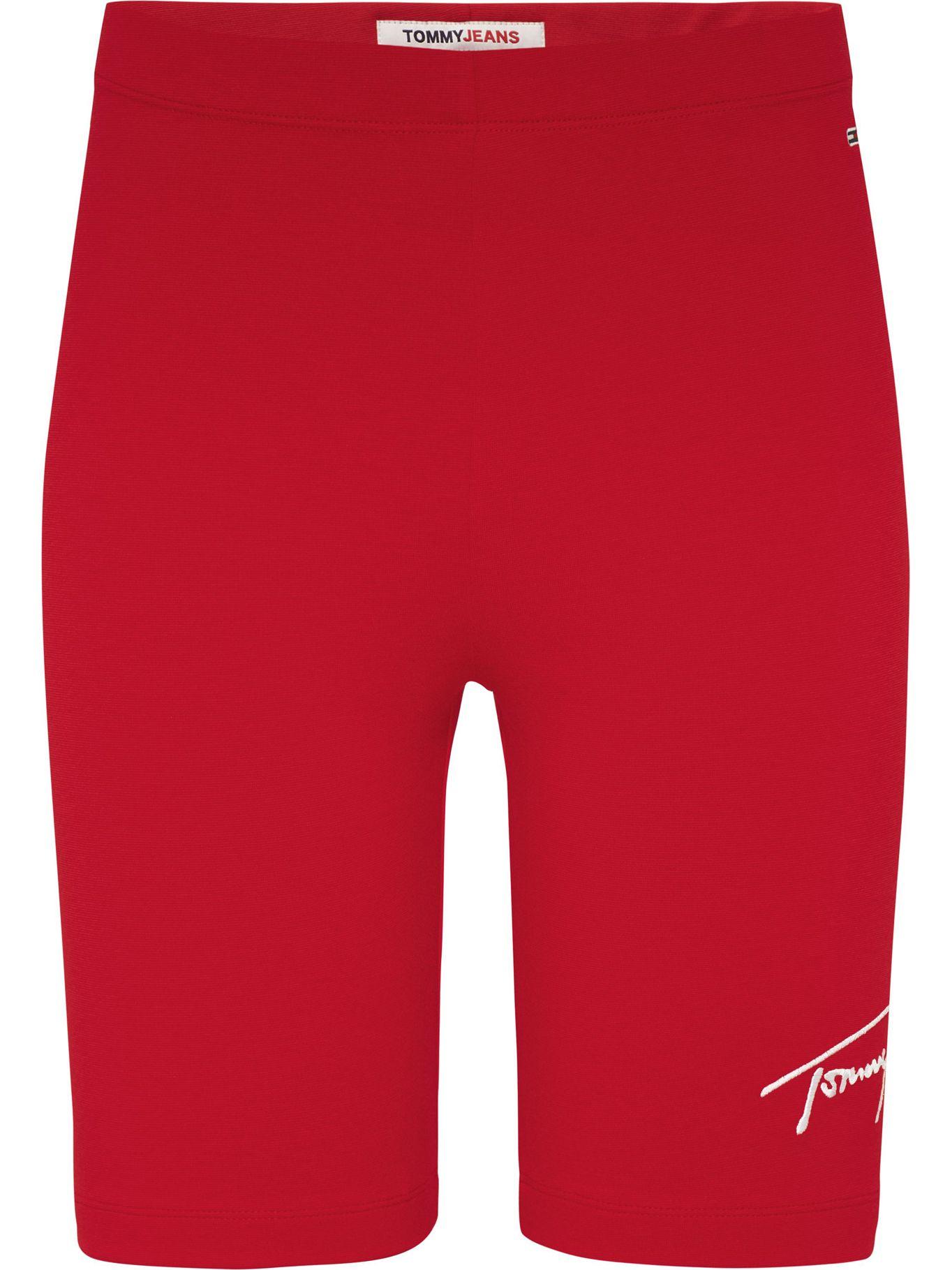 Calzas Cortas Signature Logo Rojo Tommy Hilfiger-0