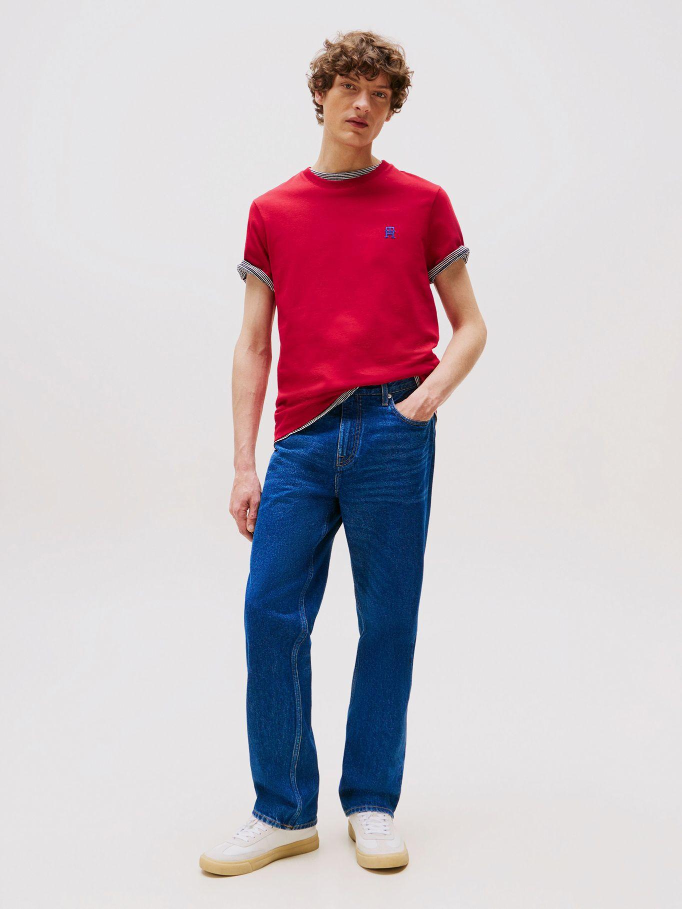 Polera Monogram Logo Rojo Tommy Hilfiger-1