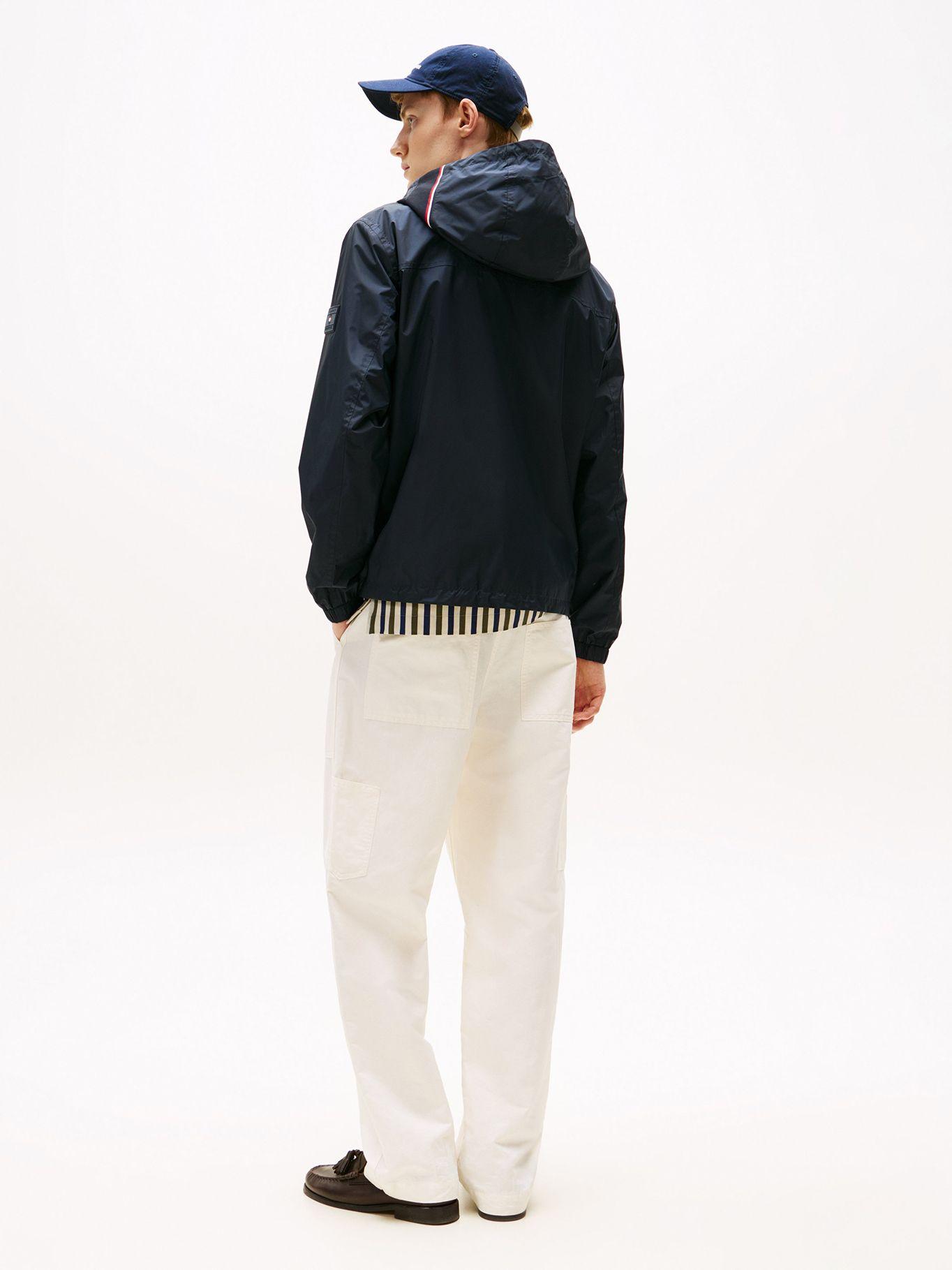 Cortavientos Hood  Logo Engomado Azul Tommy Hilfiger-2