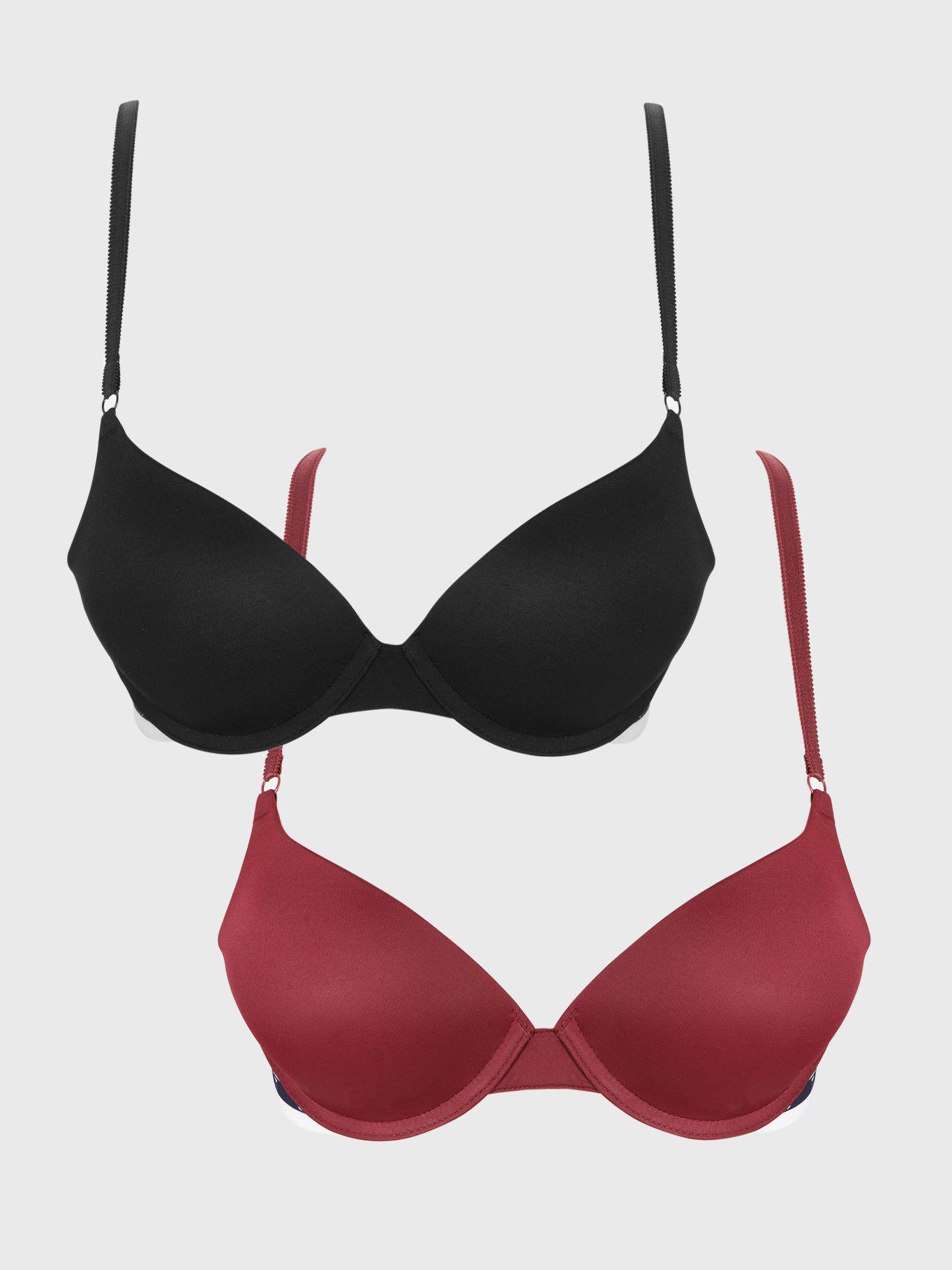 Pack 2 Brassier Push up Burdeo Tommy Hilfiger M2-4