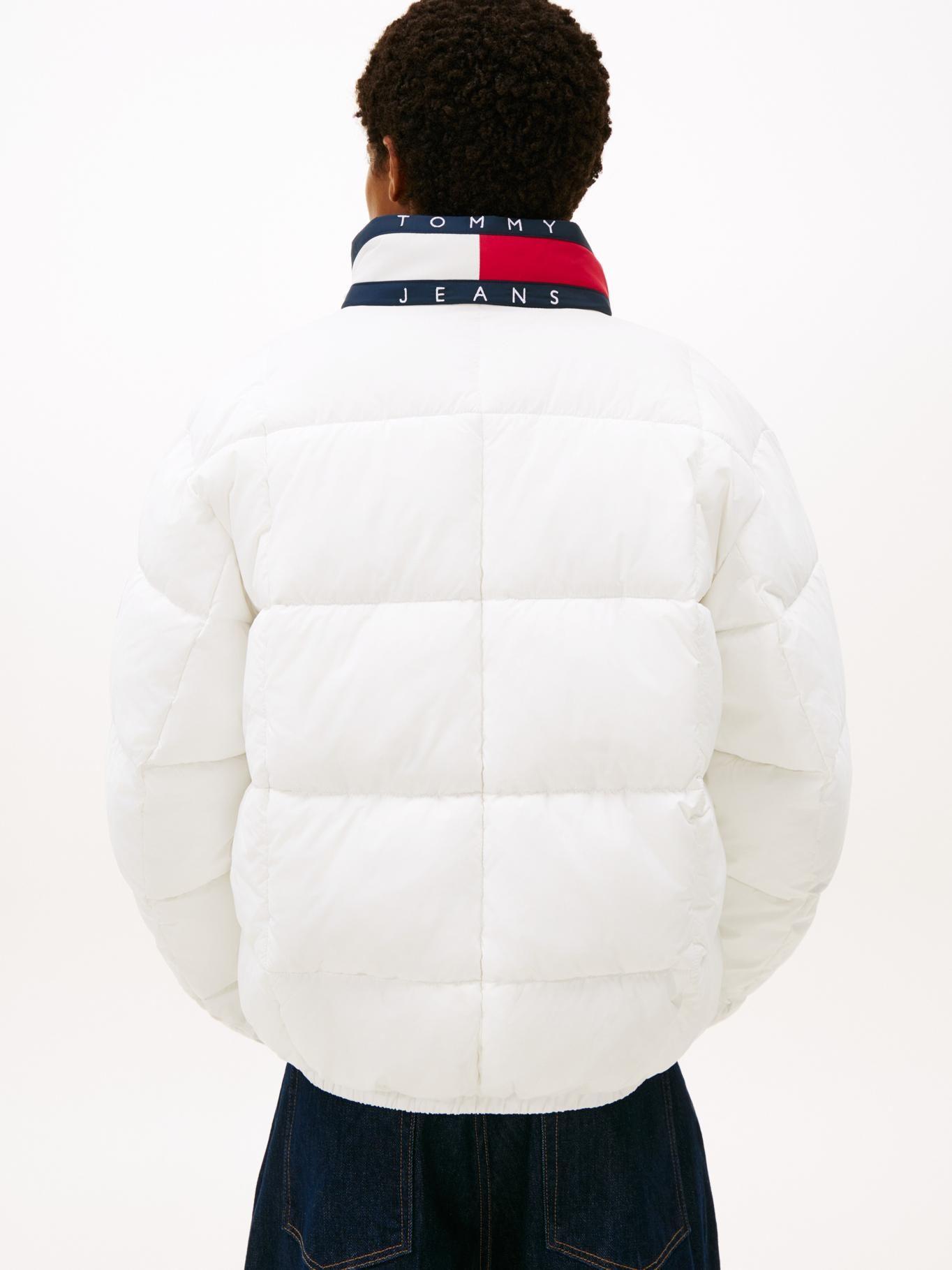 Parka Acolchada Color Block Blanco Tommy Jeans-3