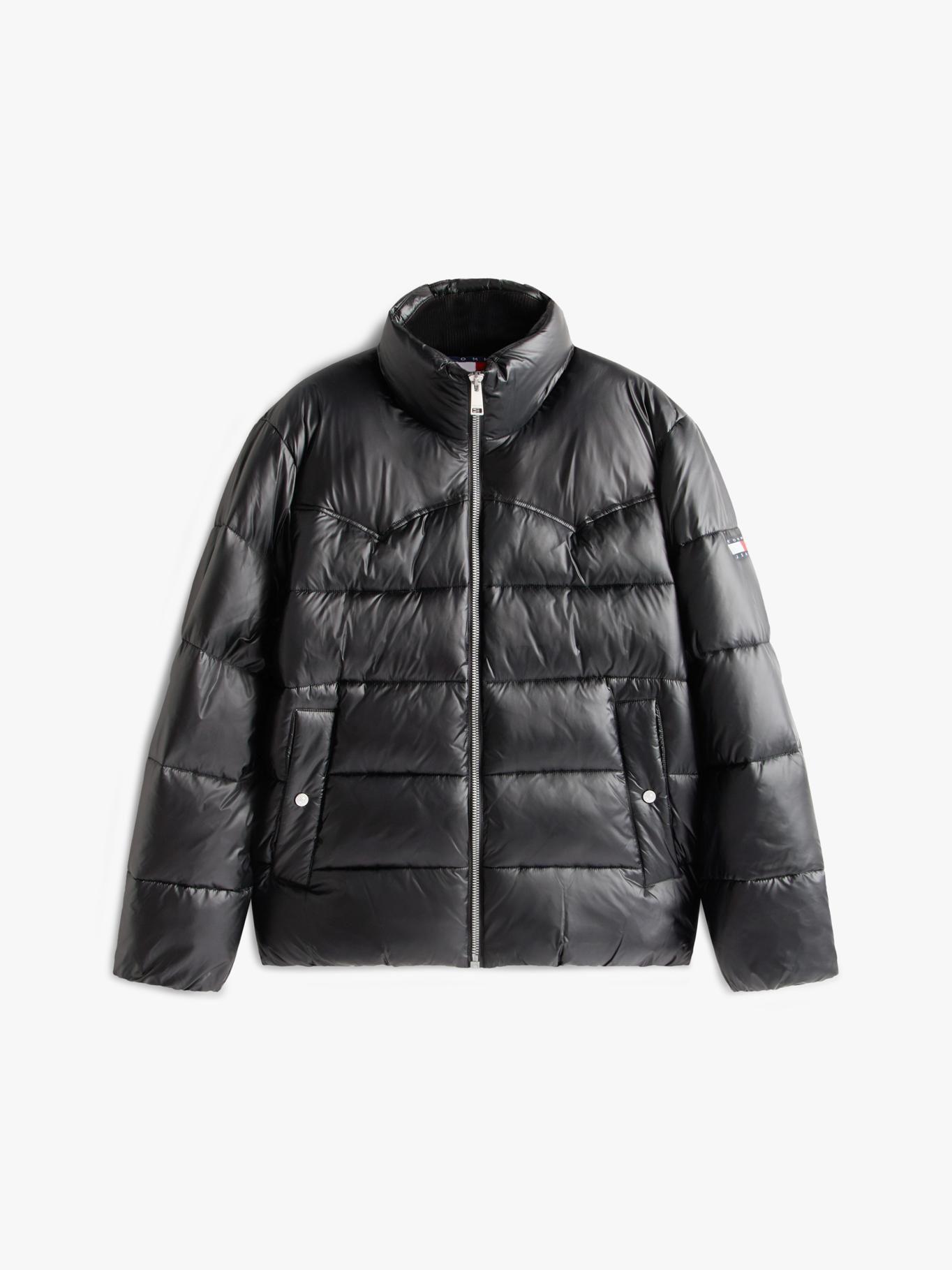 Parka Acolchada Repelente Al Agua Tommy Jeans Negro-4